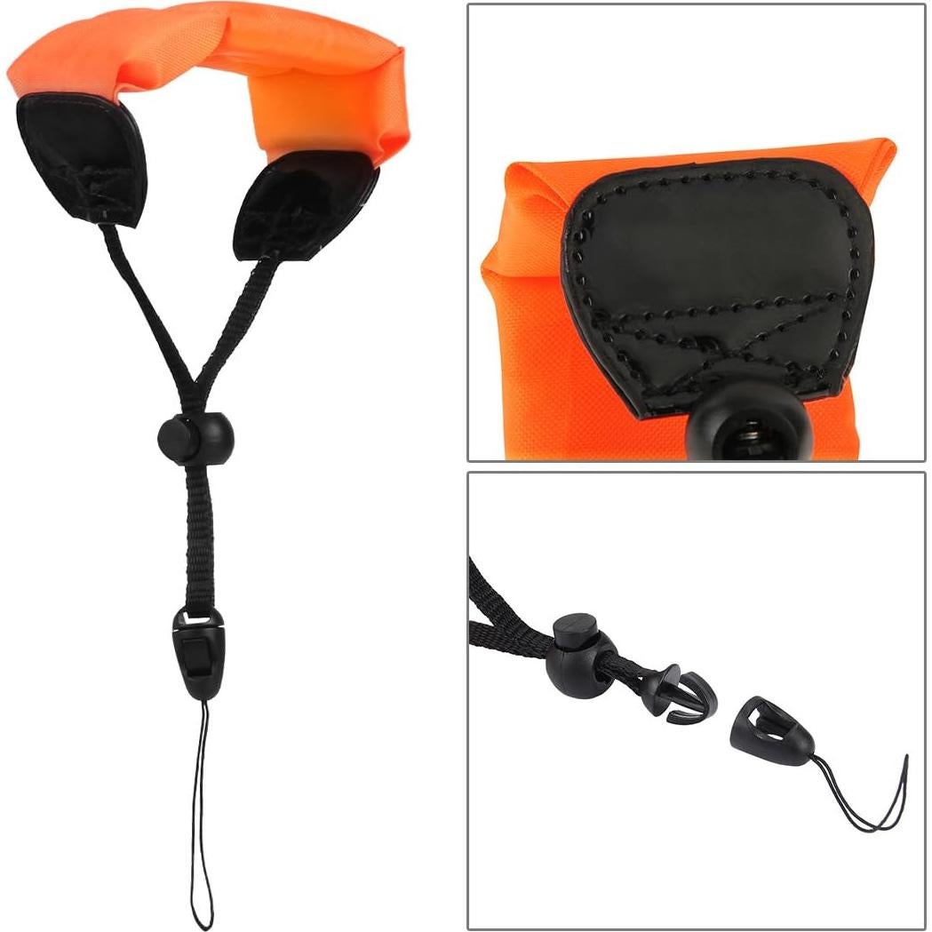 Correa Flotante E-outstanding para Cámara Impermeable Naranja