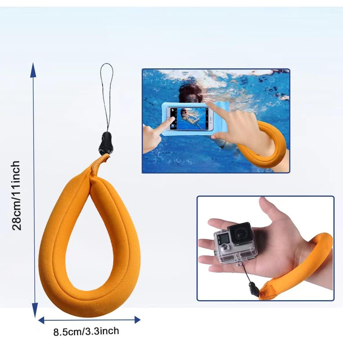 Mango Flotante Impermeable WLPREOE + Correa para GoPro y iPhone