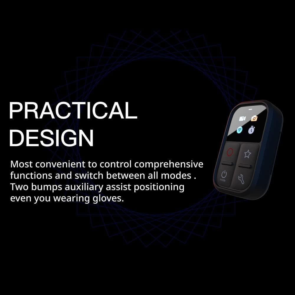 Control Remoto Inalámbrico Andoer para GoPro Hero 10/9/8/Max