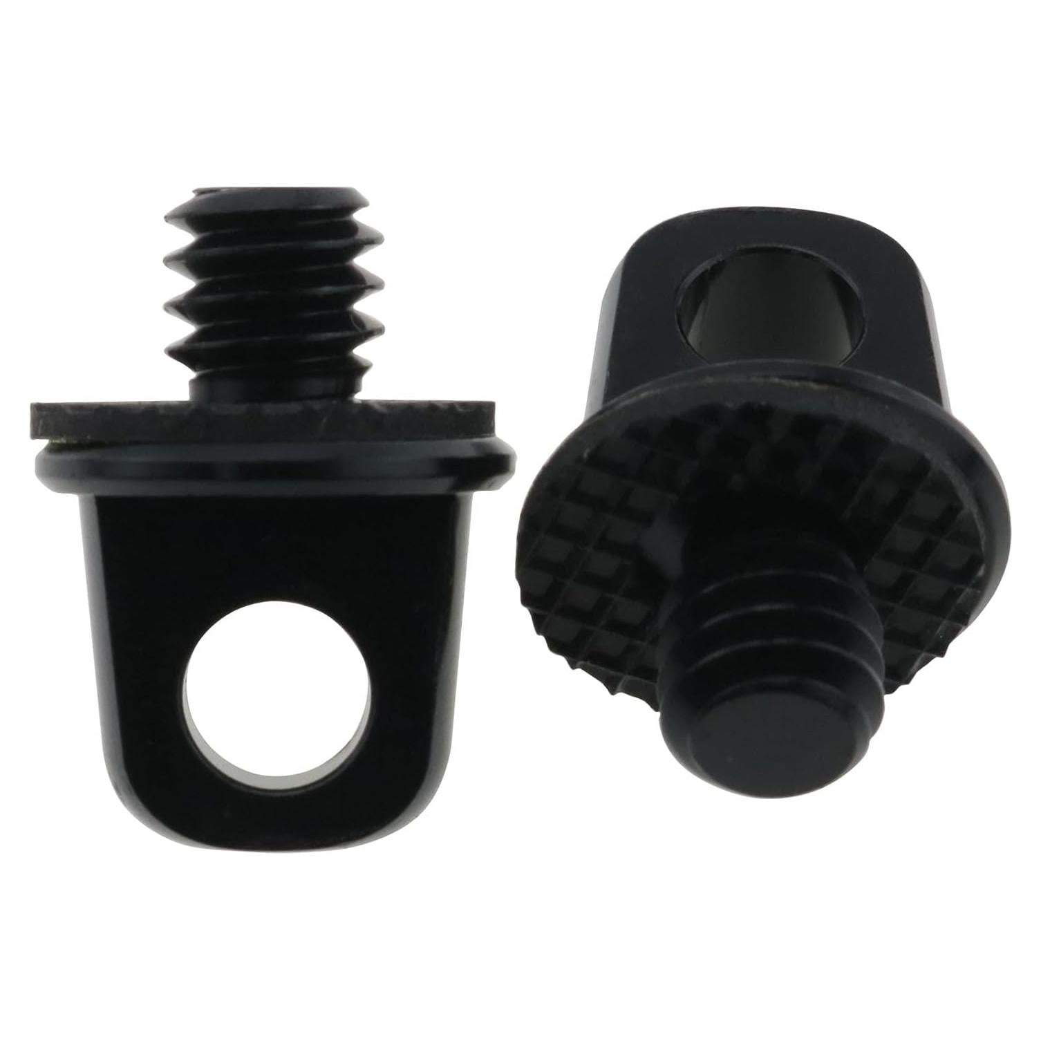 Tornillo de Cámara ZCZQC 1/4-20 Aluminio 2PCS Negro