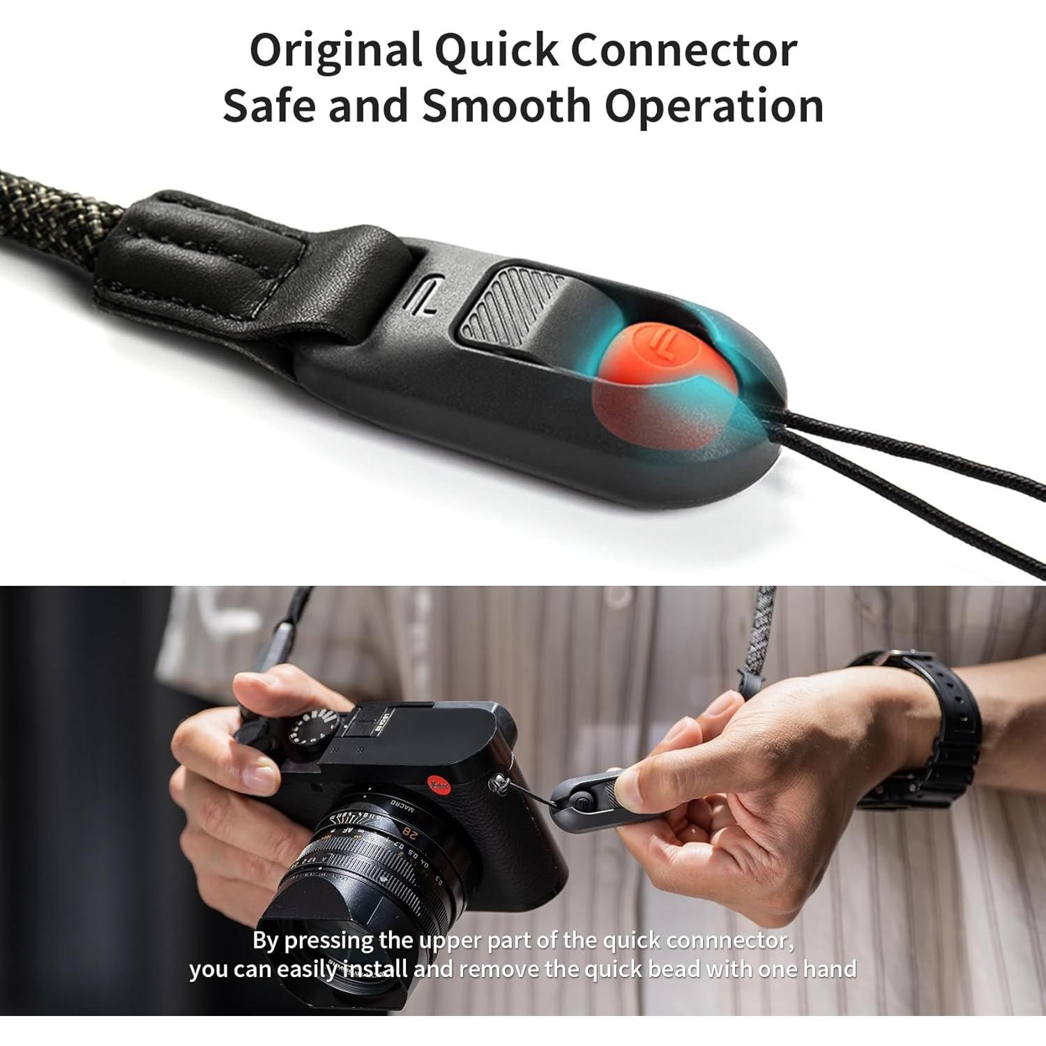 Correa para cámara PGYTECH Air Naranja para Sony ZV-E10 y Canon G7 X