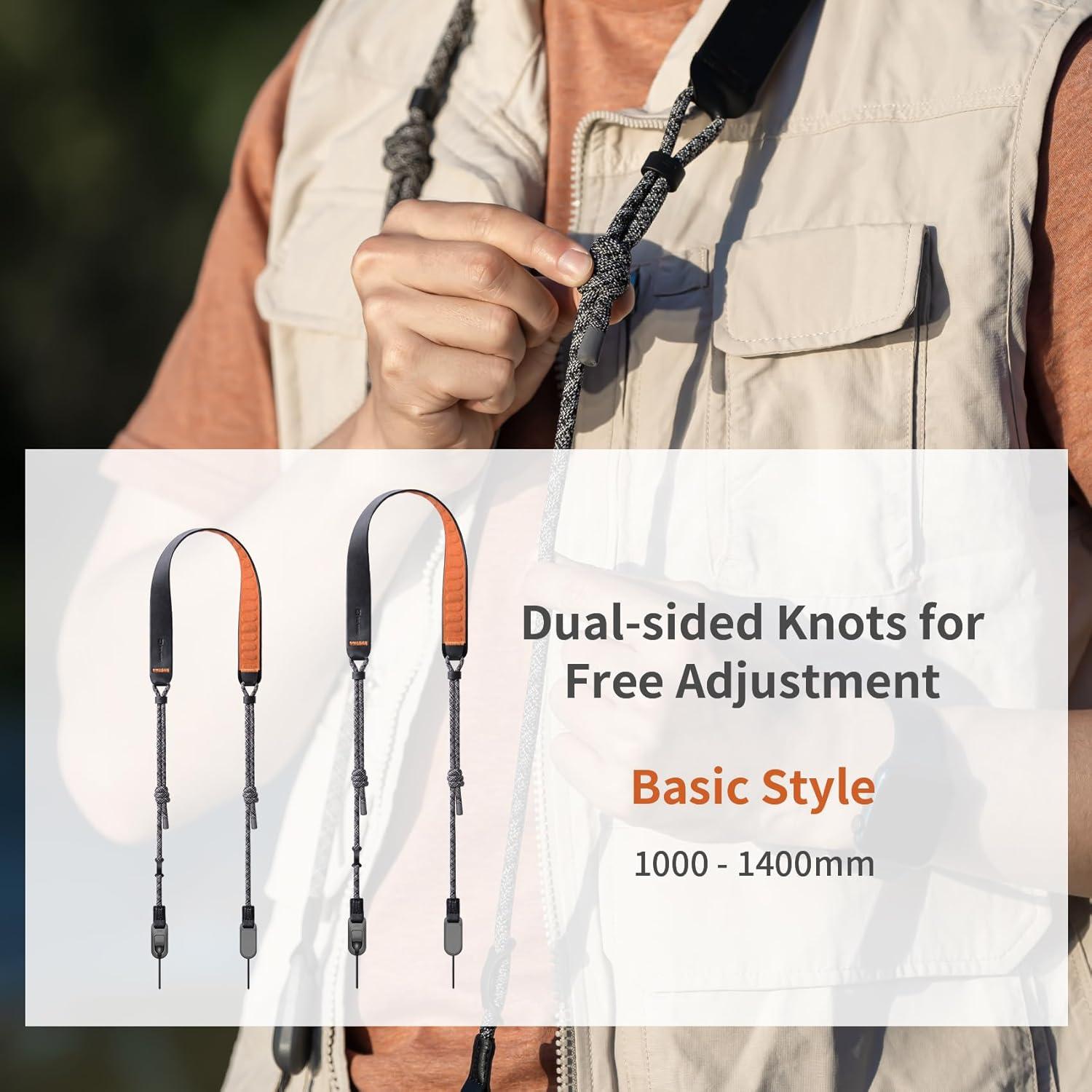 Correa para cámara PGYTECH Air Naranja para Sony ZV-E10 y Canon G7 X