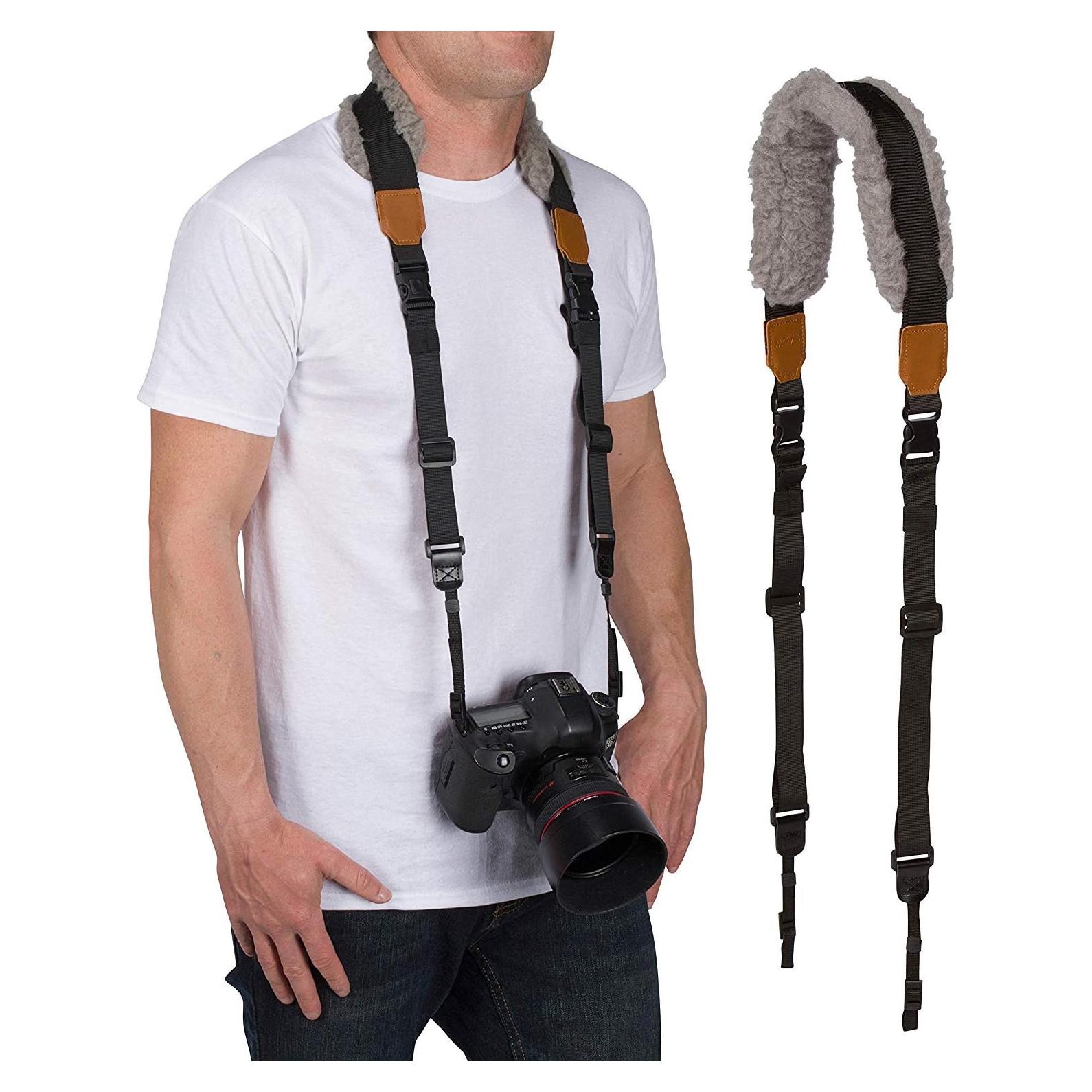 Correa para Cámara DSLR Movo MP-SS8 Piel de Oveja Ajustable