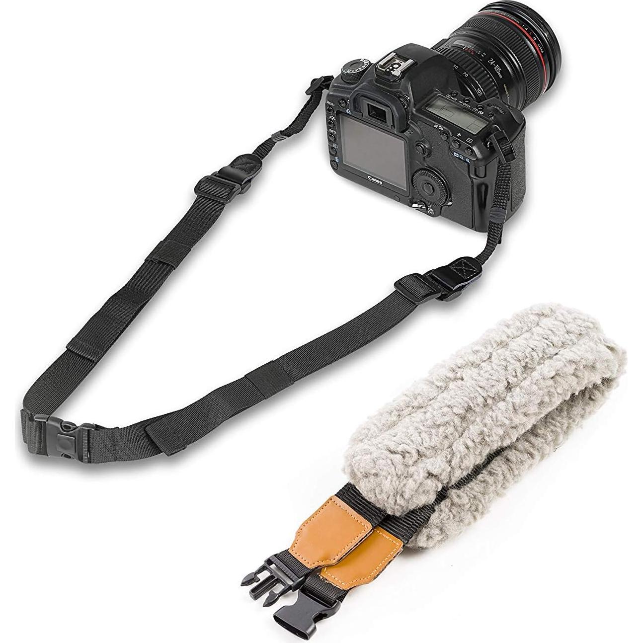 Correa para Cámara DSLR Movo MP-SS8 Piel de Oveja Ajustable