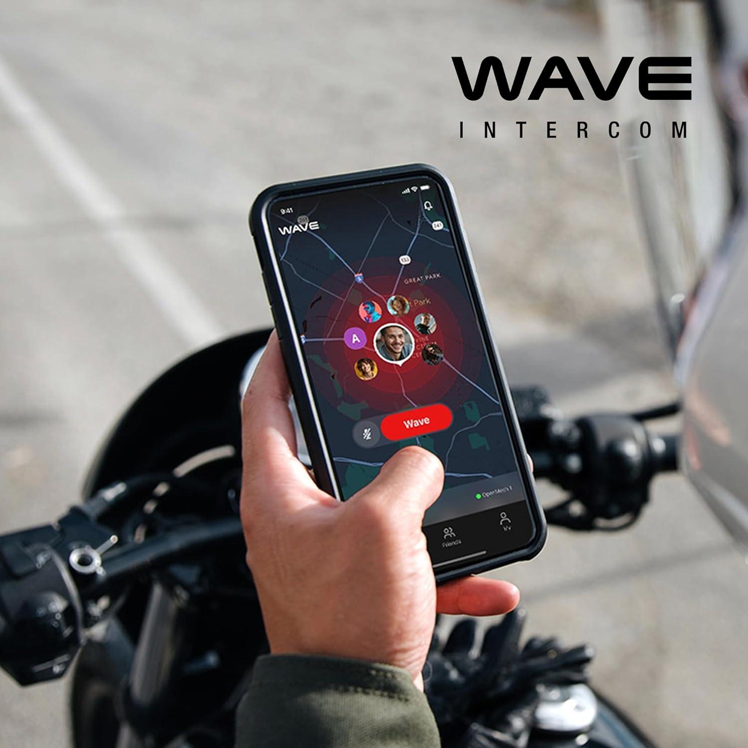 Casco Integral Sena Stryker Bluetooth y Mesh, Pequeño, Blanco