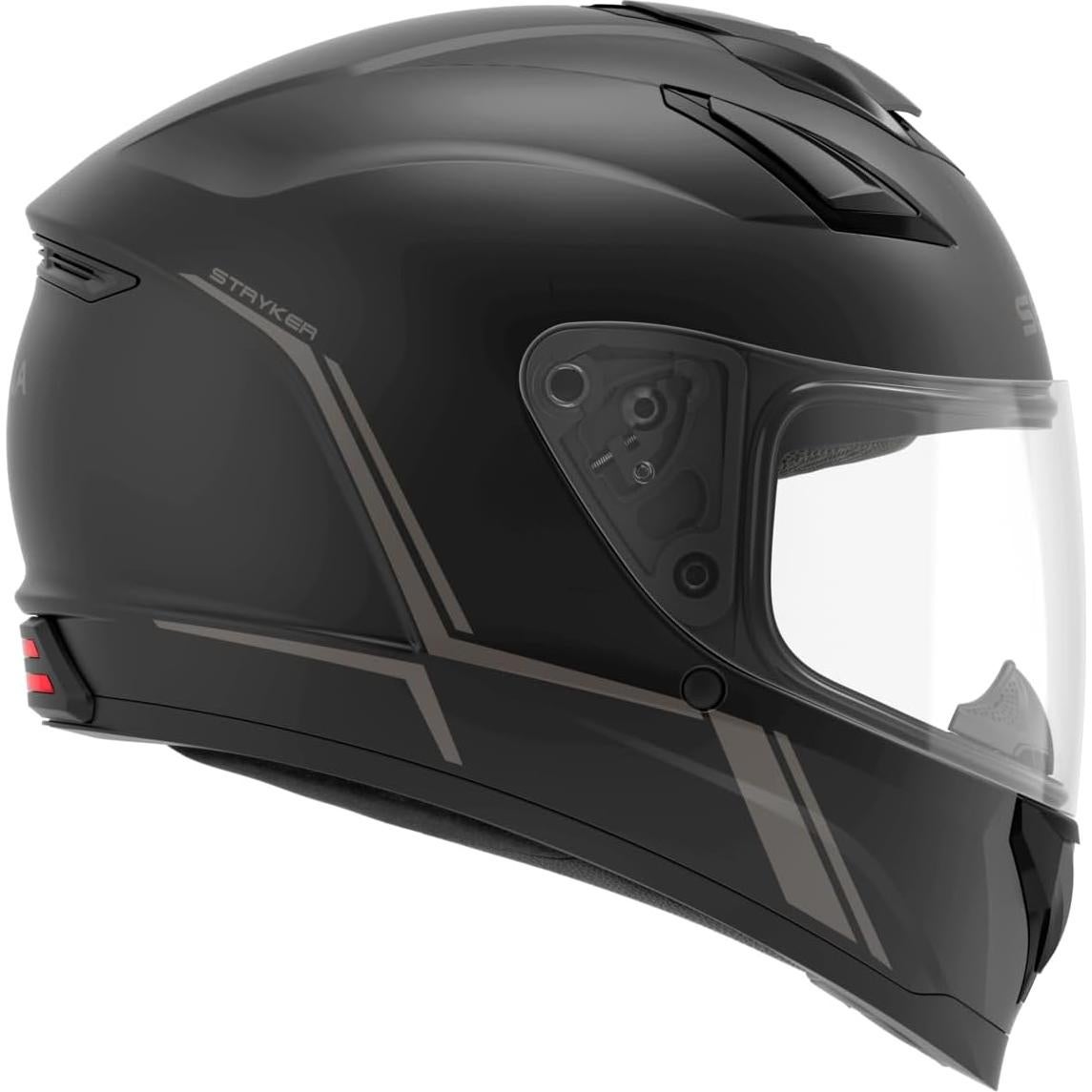 Casco Integral Sena Stryker Bluetooth y Mesh, Pequeño, Blanco
