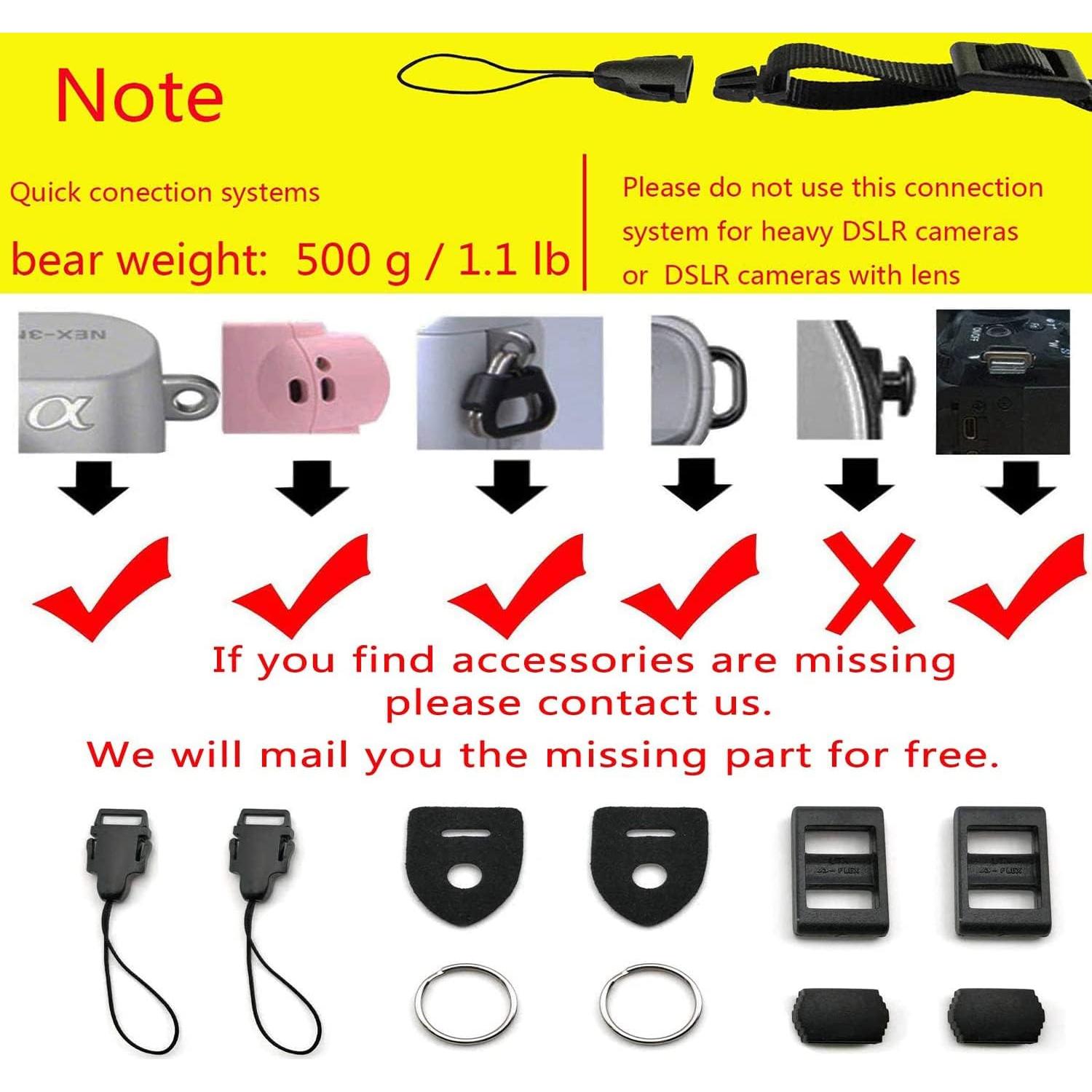 Correa de Neopreno Lavable para Cámara CHMETE 155 cm