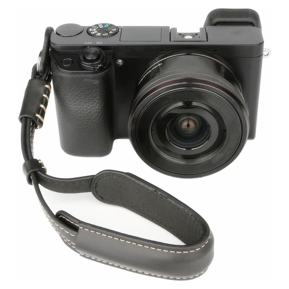 Correa de muñeca de cuero Keabroir para cámaras sin espejo
