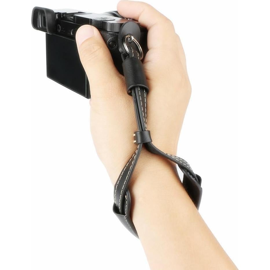 Correa de muñeca de cuero Keabroir para cámaras sin espejo