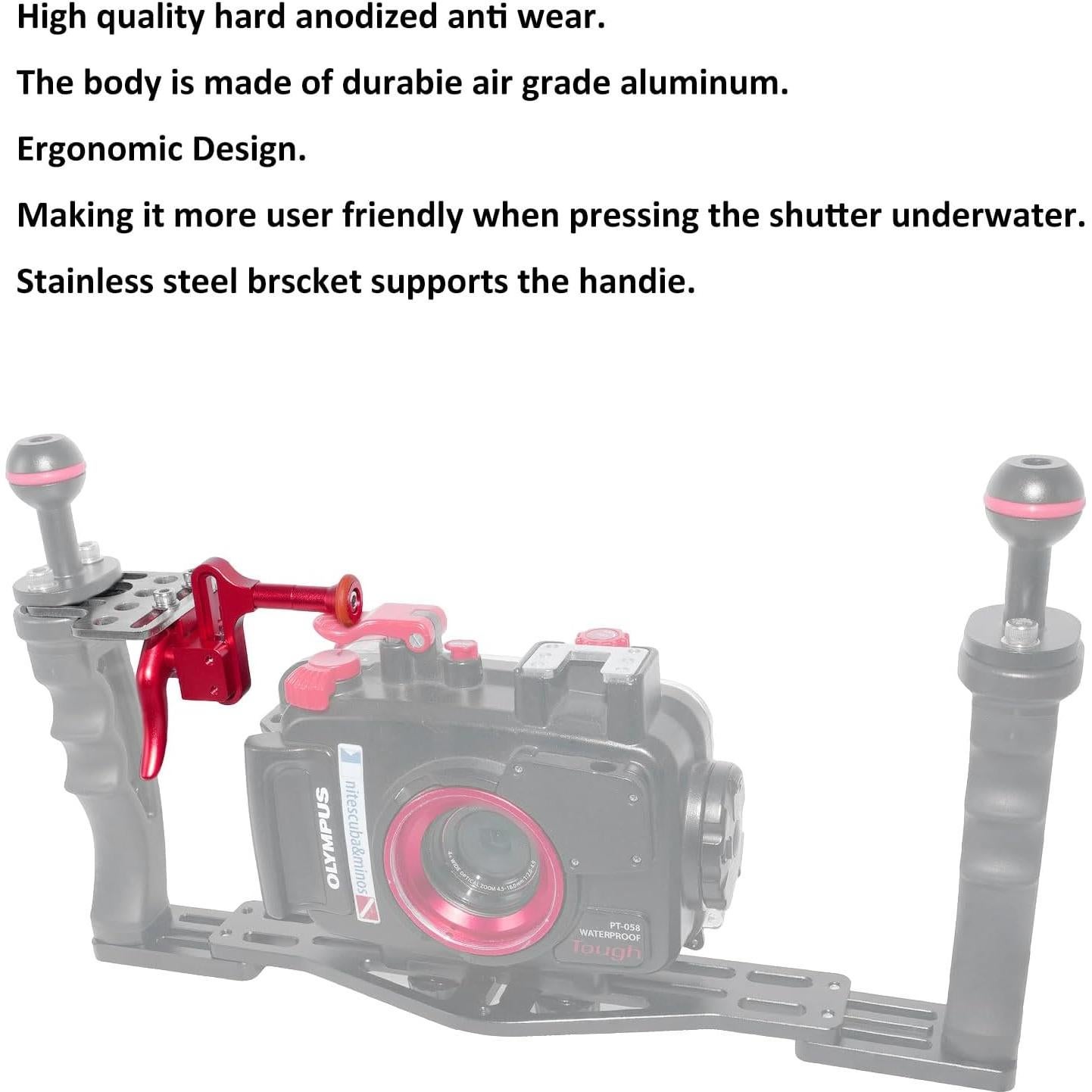 Adaptador de Montaje Nitescuba NS10-S para Cámara Submarina