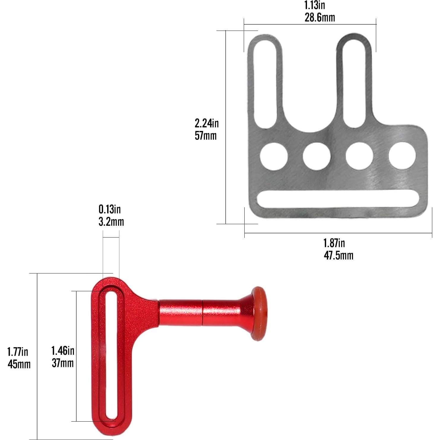 Adaptador de Montaje Nitescuba NS10-S para Cámara Submarina