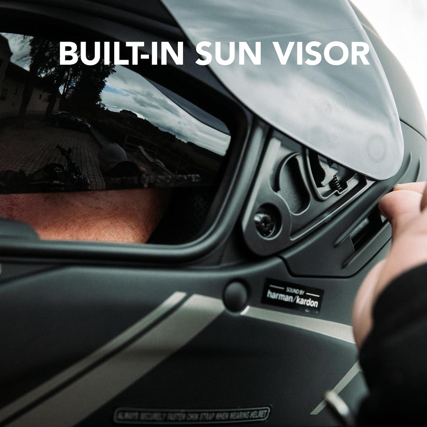 Casco Sena Stryker Inteligente con Bluetooth y Luz LED