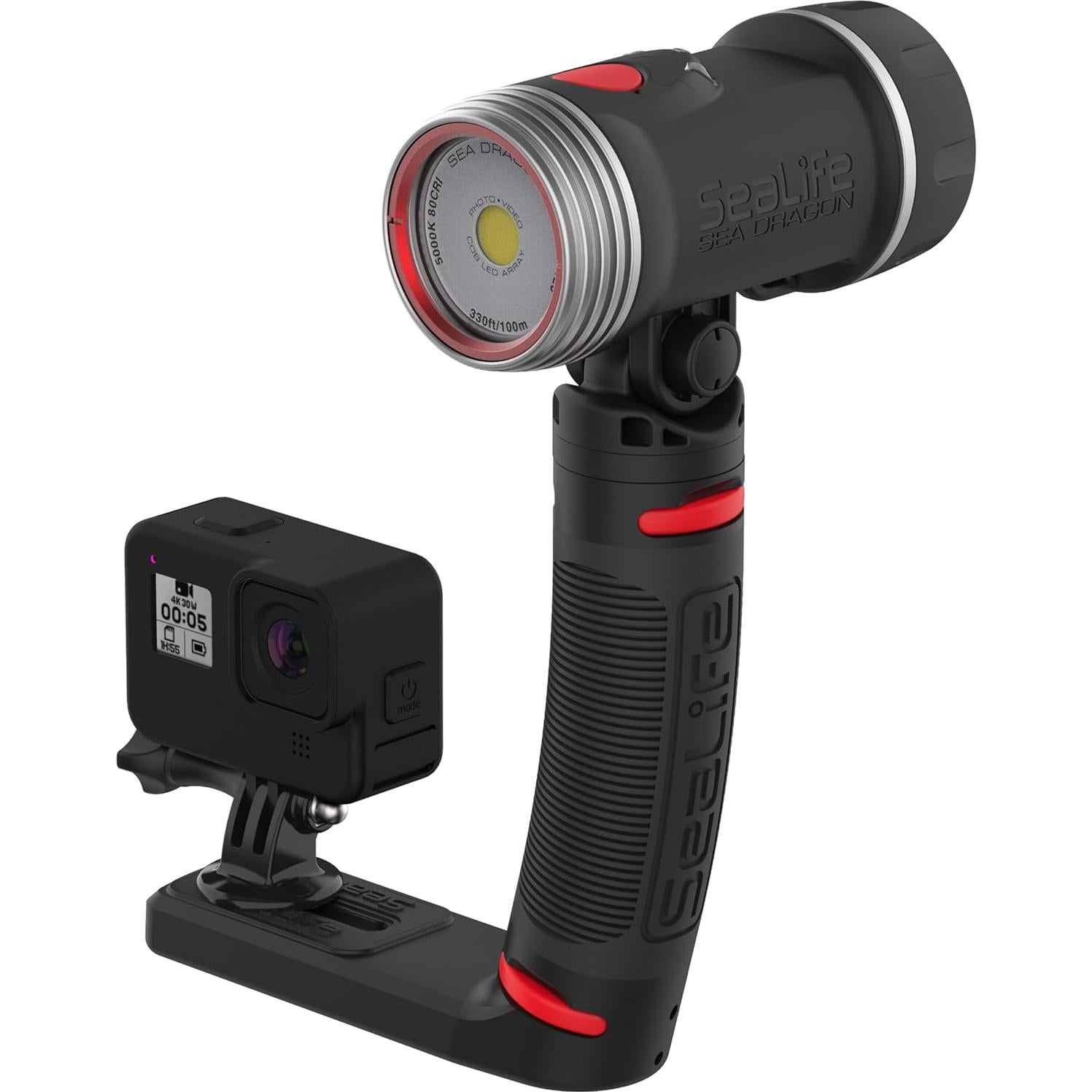 Luz Submarina SeaLife Sea Dragon 2300F con Mango y Bandeja