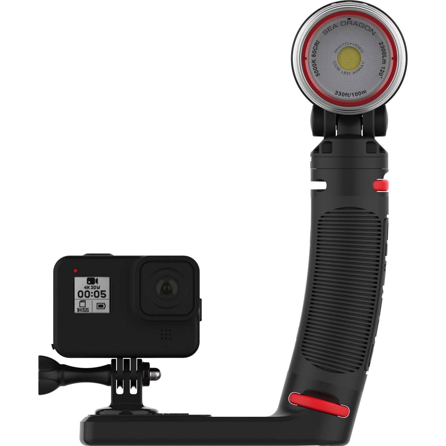 Luz Submarina SeaLife Sea Dragon 2300F con Mango y Bandeja