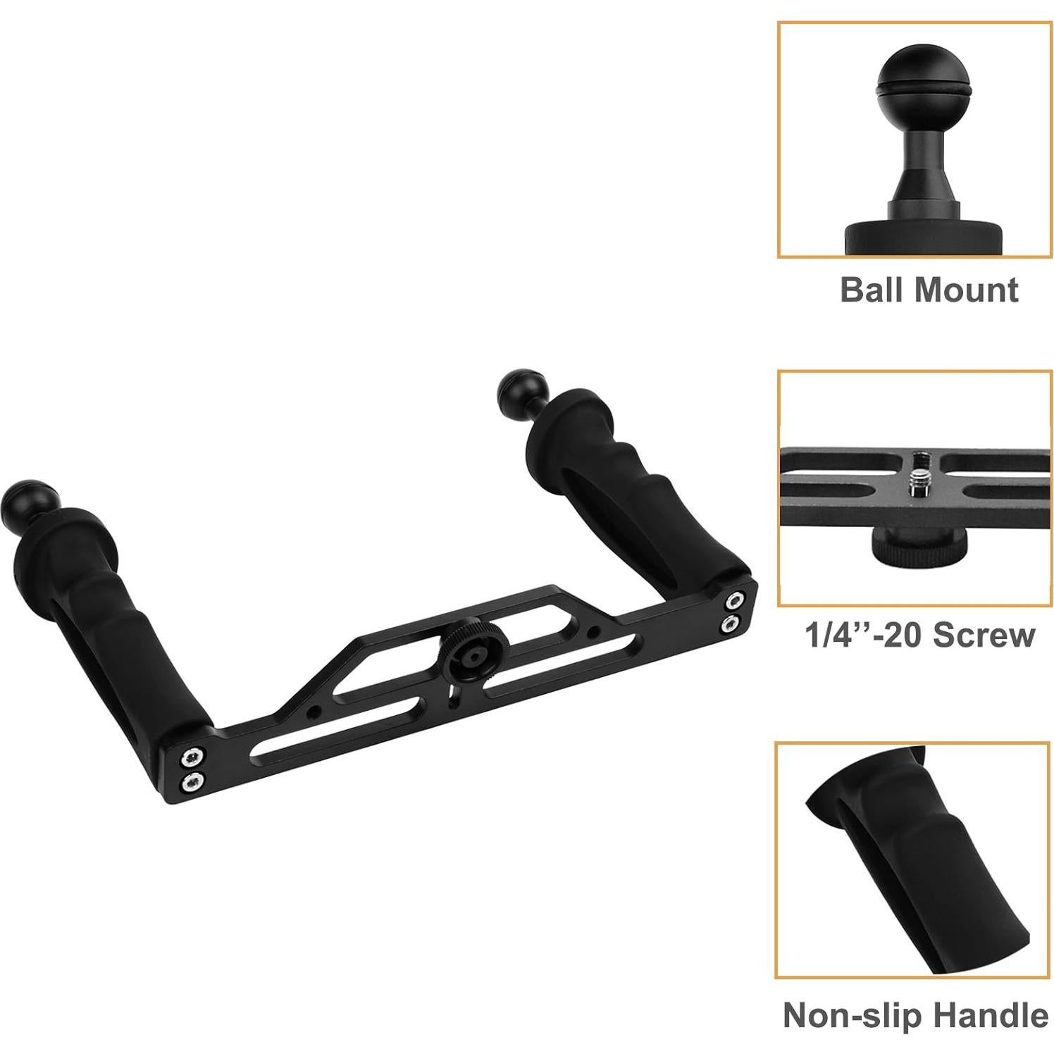 Estabilizador de agarre de mano D&F para cámaras DSLR y acción