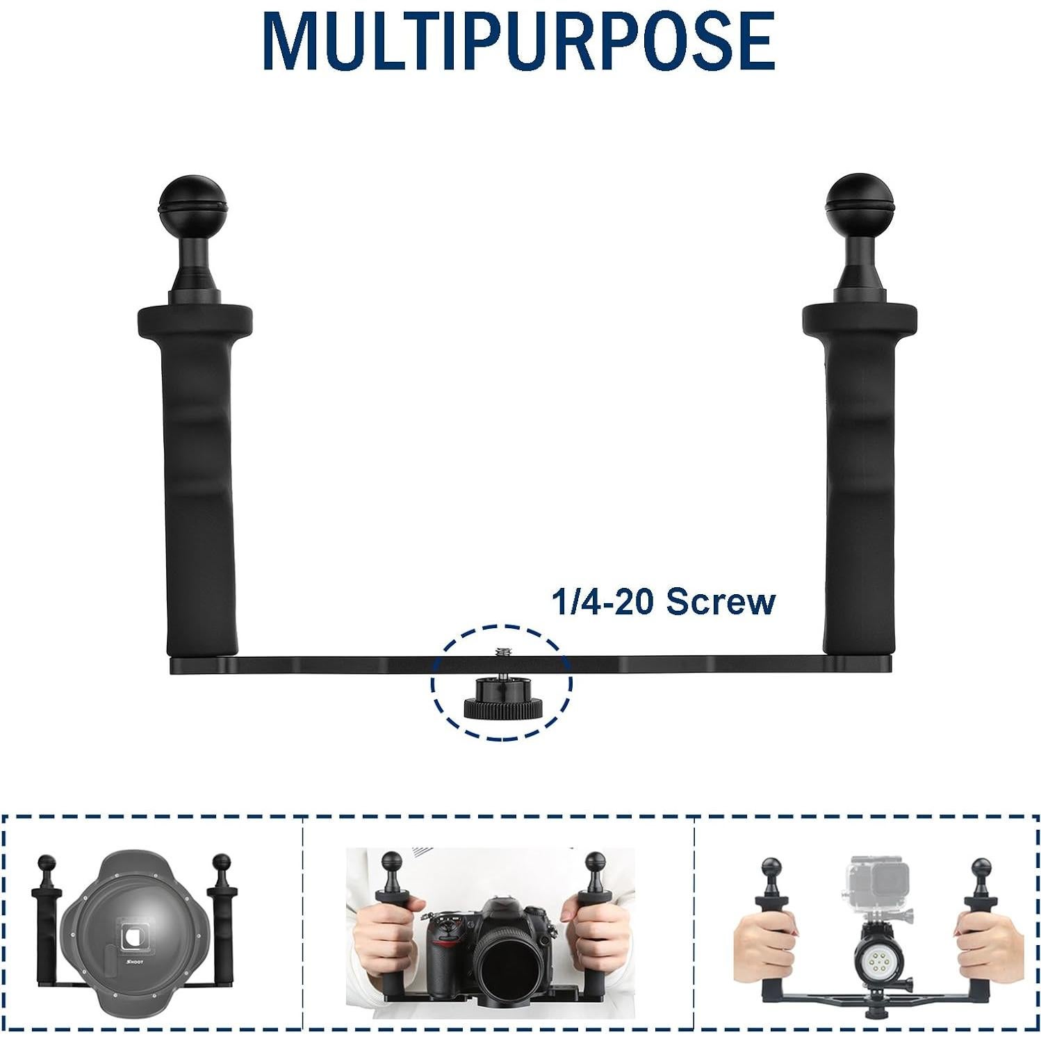 Estabilizador de agarre de mano D&F para cámaras DSLR y acción