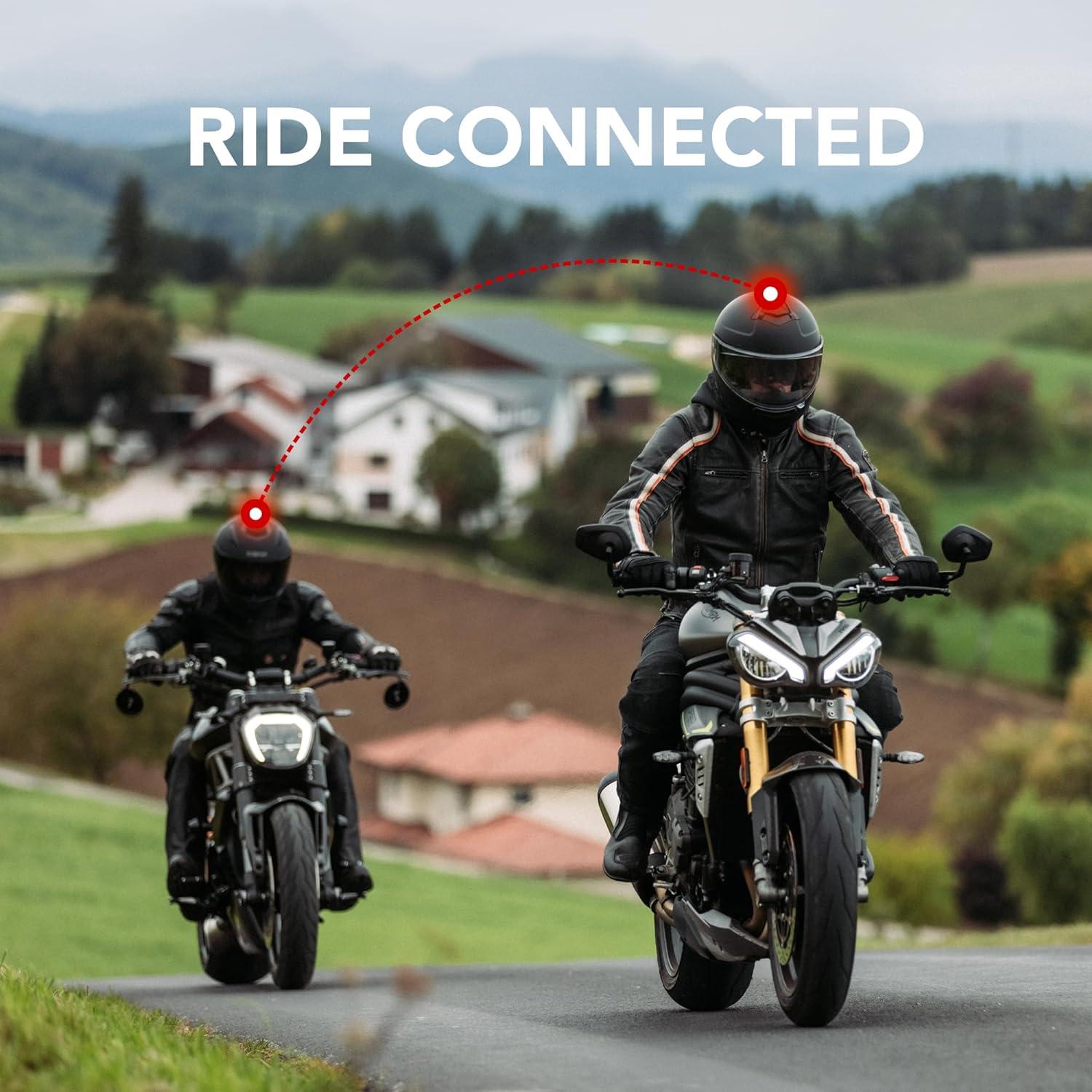 Casco Stryker Sena Inteligente con Bluetooth y Luz LED