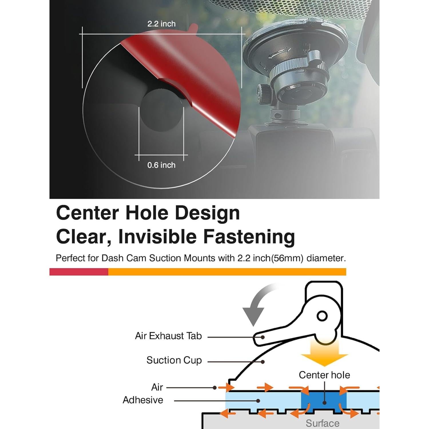 Cinta de Montaje Doble Cara 3M VHB 56mm Transparente - 6 Unidades
