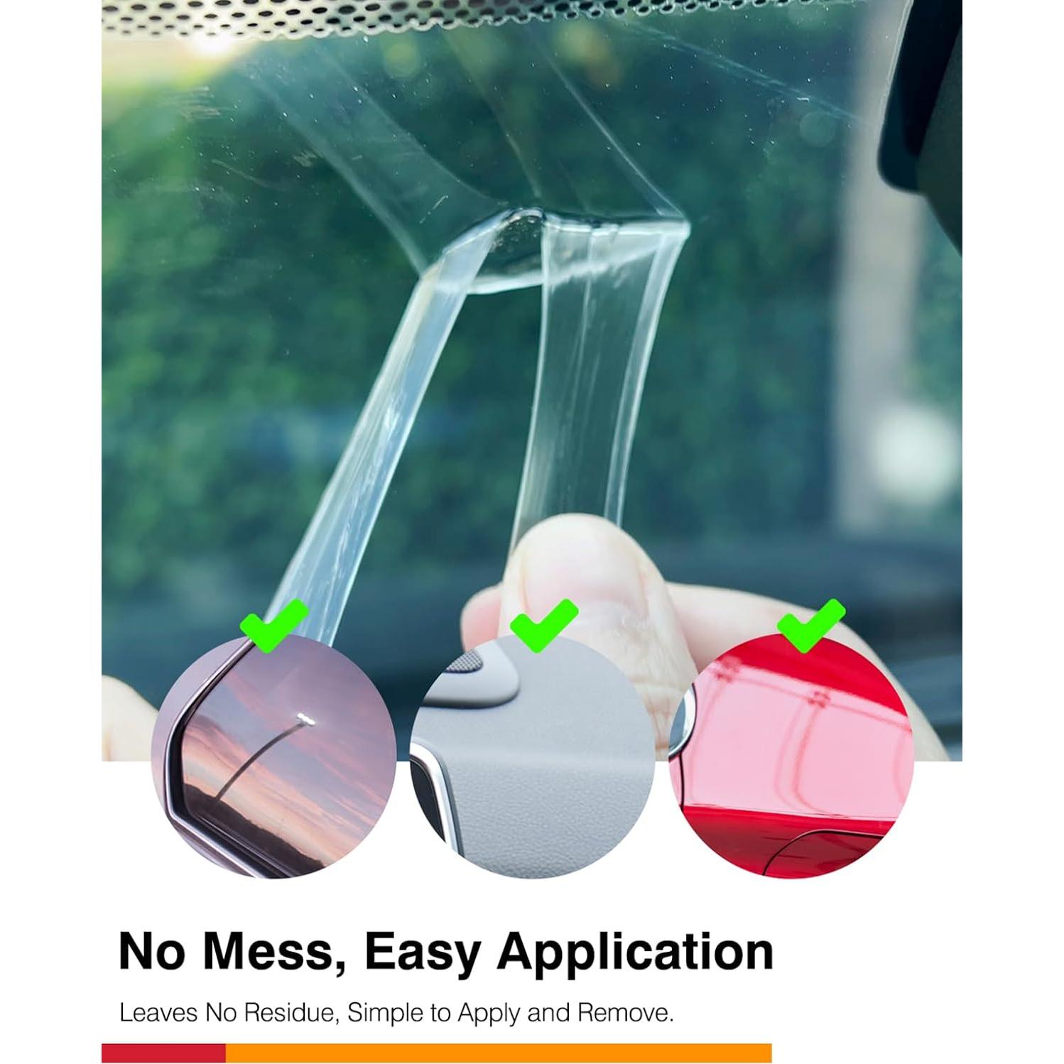 Cinta de Montaje Doble Cara 3M VHB 56mm Transparente - 6 Unidades