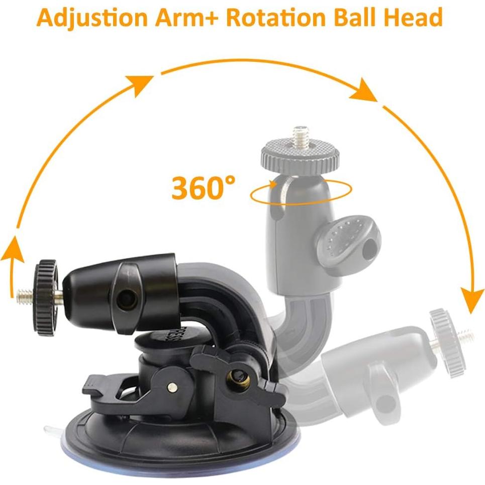 Soporte de Ventosa para Cámara DSLR WOLEYI con Doble Protección