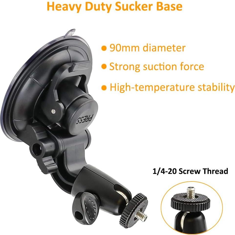 Soporte de Ventosa para Cámara DSLR WOLEYI con Doble Protección