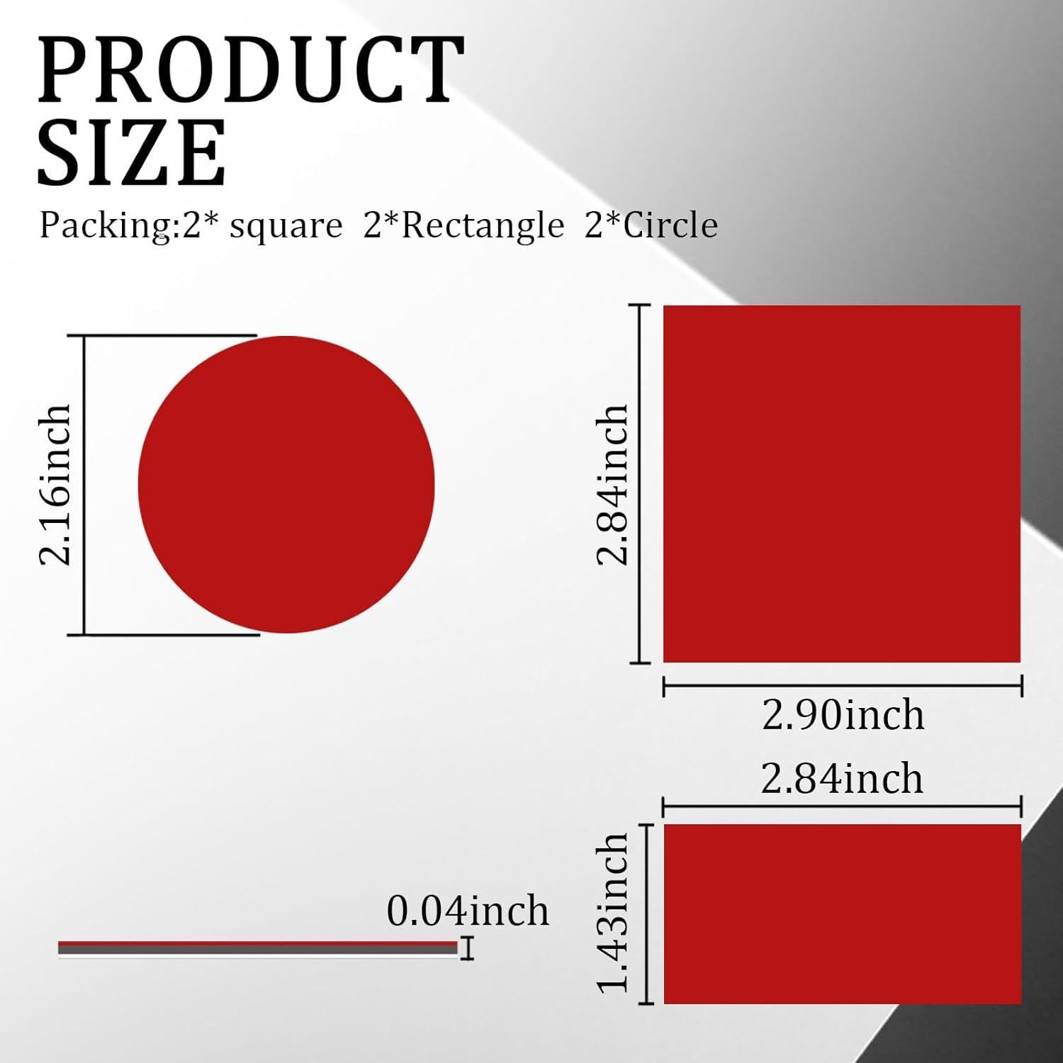 Almohadillas Adhesivas KIFIDAN para Tablero de Auto 6PCS