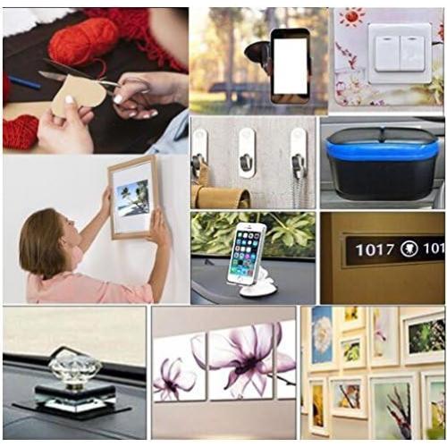 Soporte Adhesivo Redondo Doble Cara OYEAA 10 cm - Paquete de 4