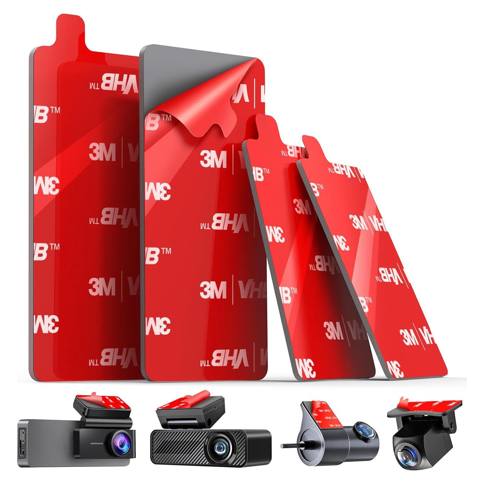 Almohadillas Adhesivas para Dash Cam pop-tech 4 Pcs Resistente
