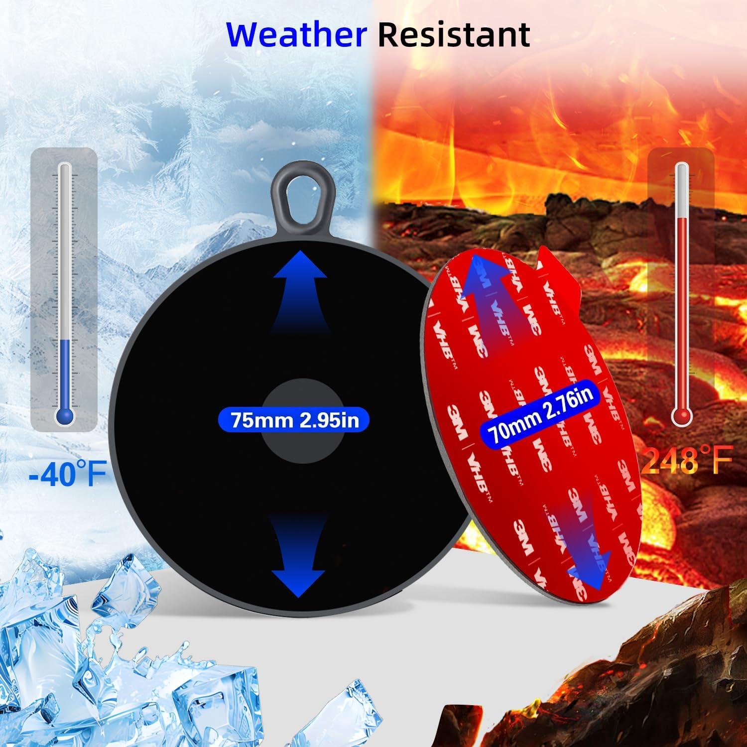 Disco Adhesivo de Montaje Volport 75mm para Soporte de Teléfono