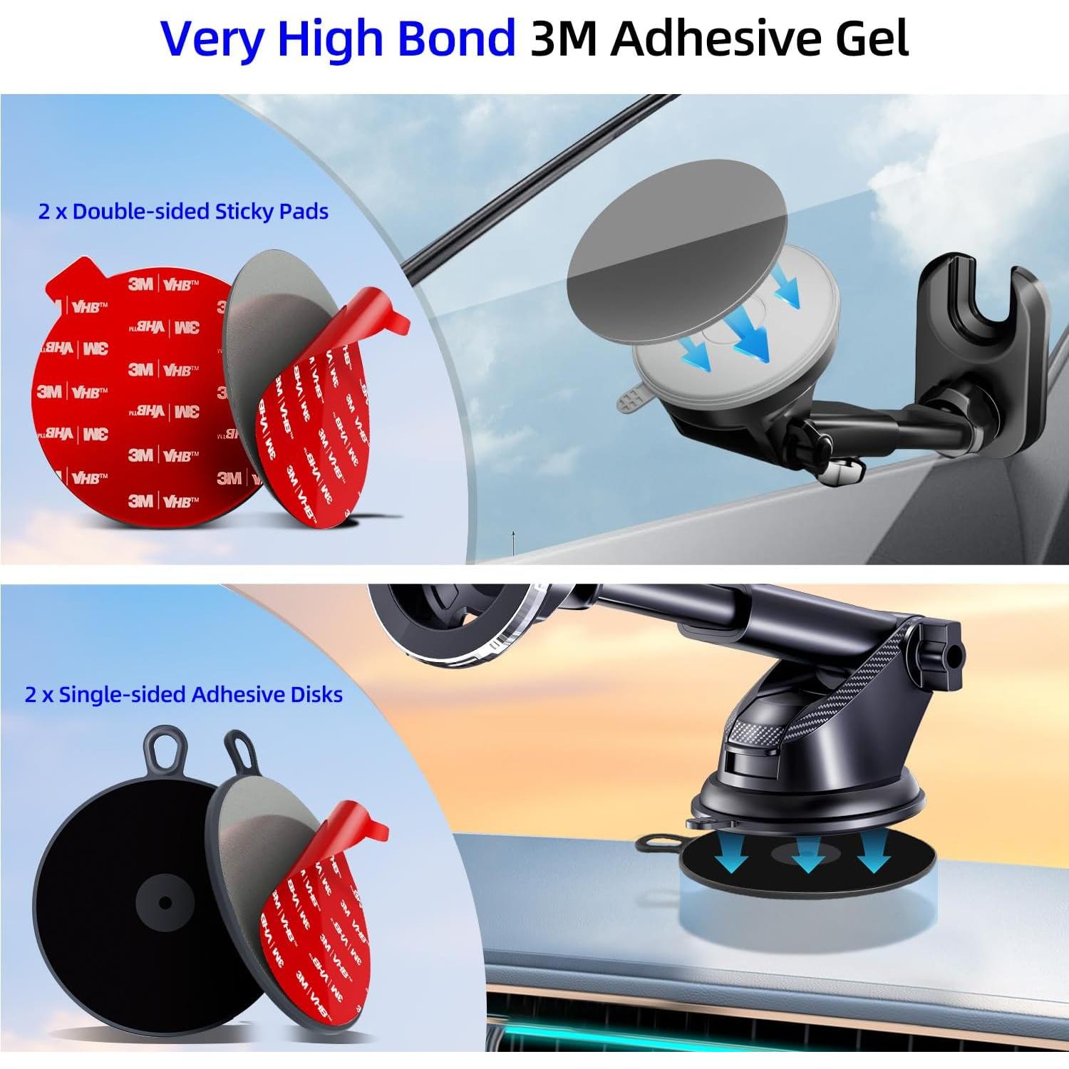 Disco Adhesivo de Montaje Volport 75mm para Soporte de Teléfono