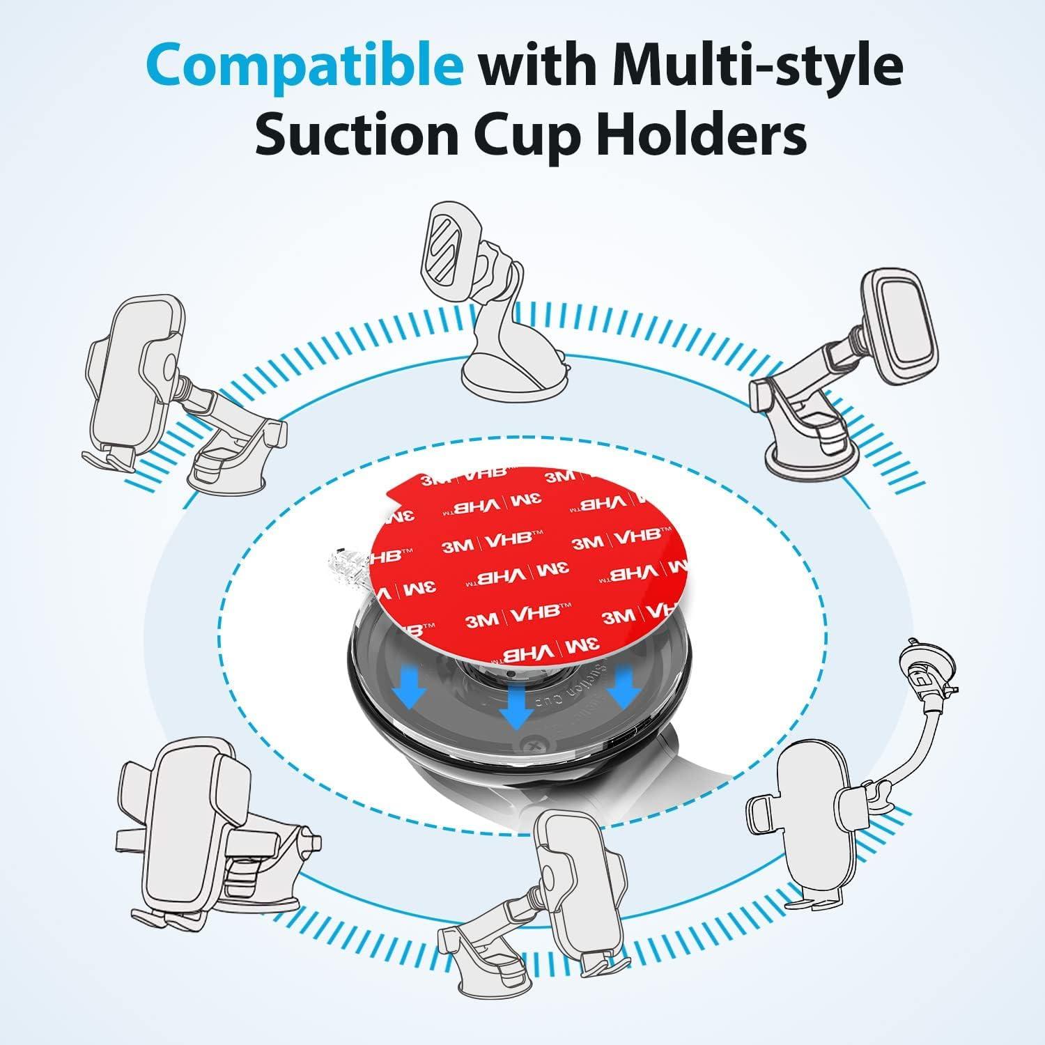 Adhesivo Doble Cara VOLPORT 70mm para Soporte de Ventosa