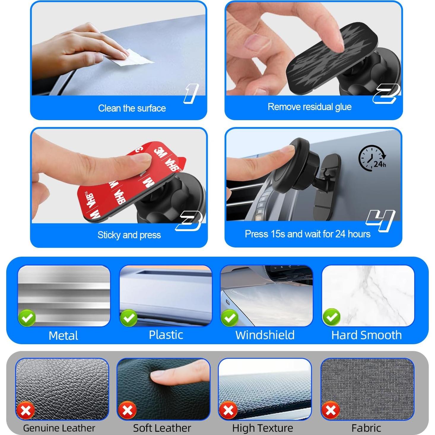 Cinta Adhesiva Doble Cara 3M VOLPORT para Soporte de Teléfono