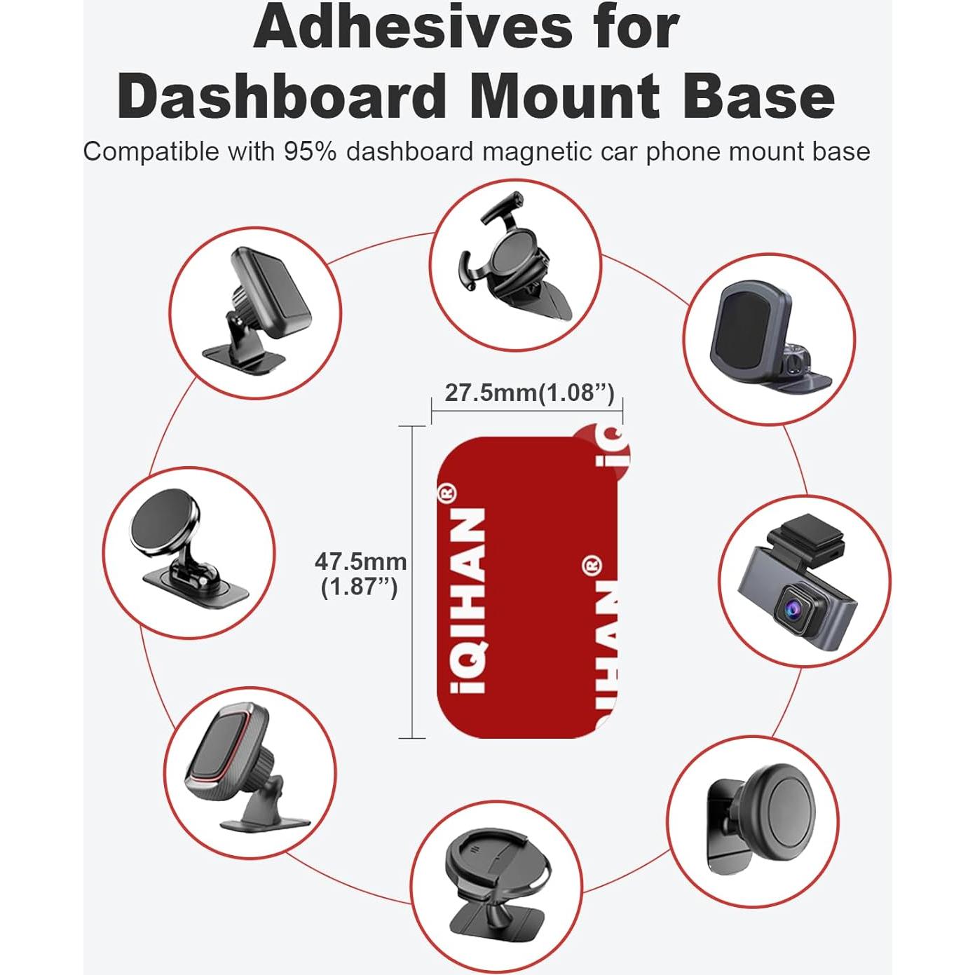 Almohadillas Adhesivas Doble Cara Promkig 6pcs 4.75x2.74cm