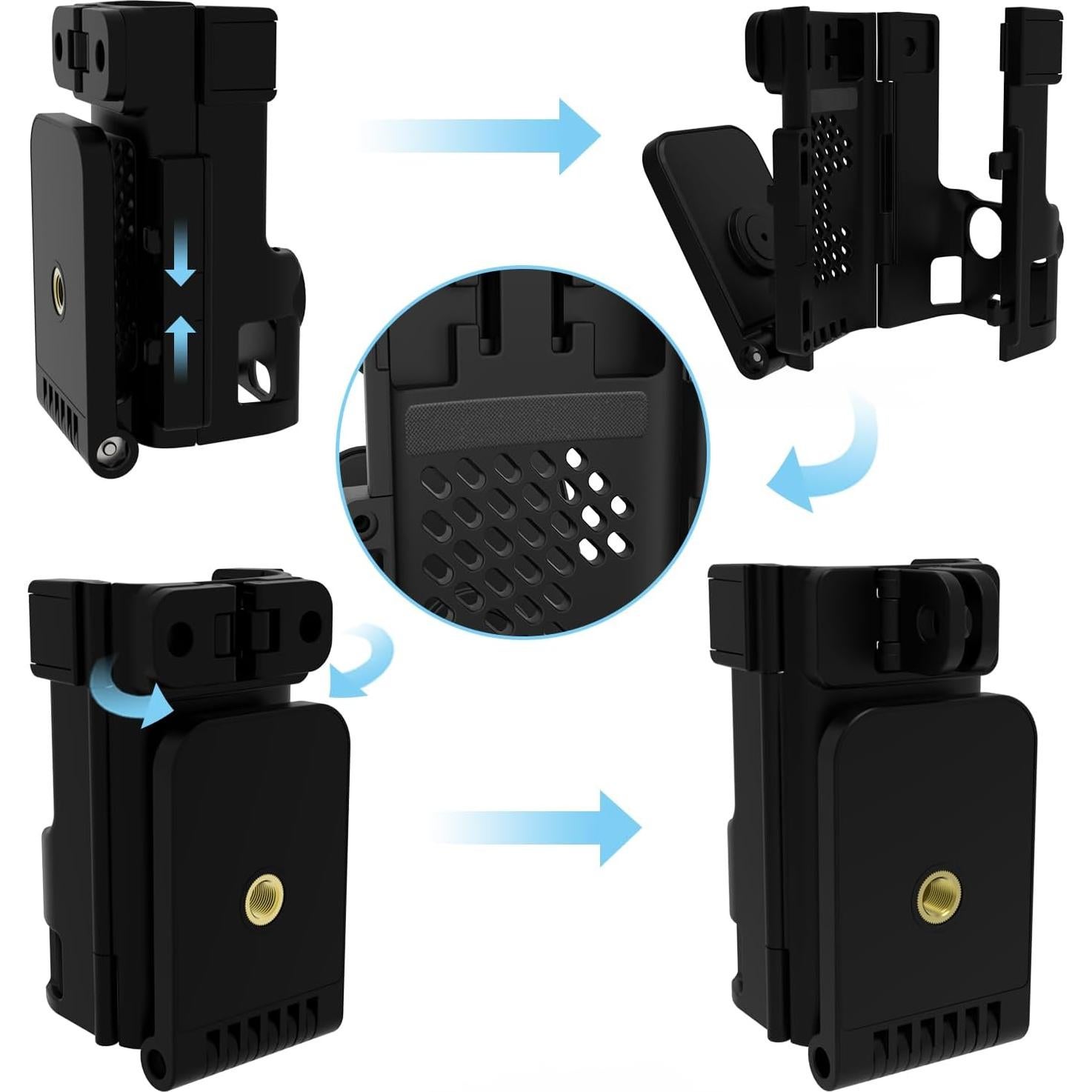 Soporte Magnético ITOTIN para Osmo Pocket 3, Ajustable 180°