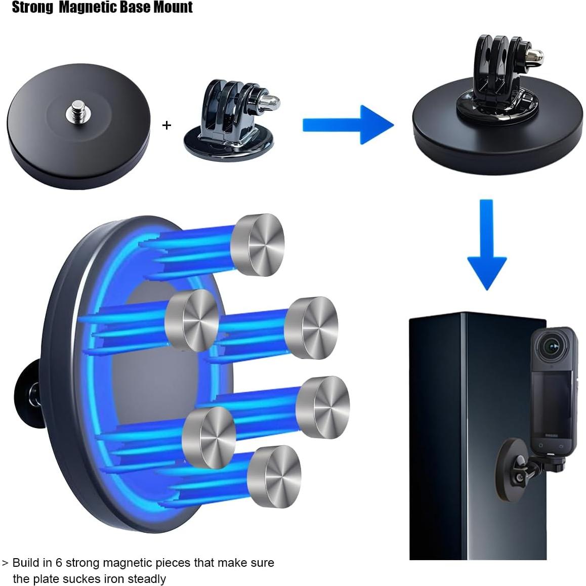 Kit de Accesorios para Cámara Insta360 X5/X4 con Estuche