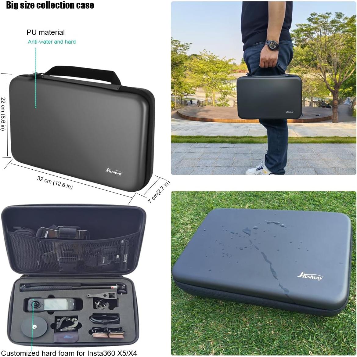 Kit de Accesorios para Cámara Insta360 X5/X4 con Estuche