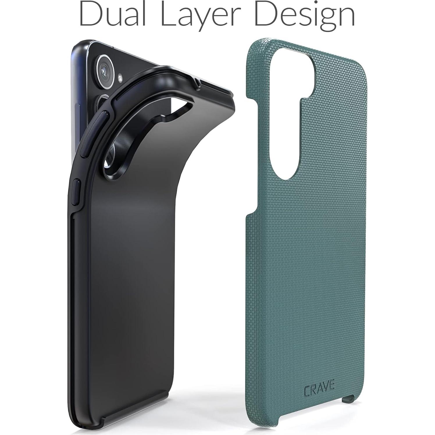 Funda Dual Guard Crave para Samsung Galaxy S23 Plus - Verde