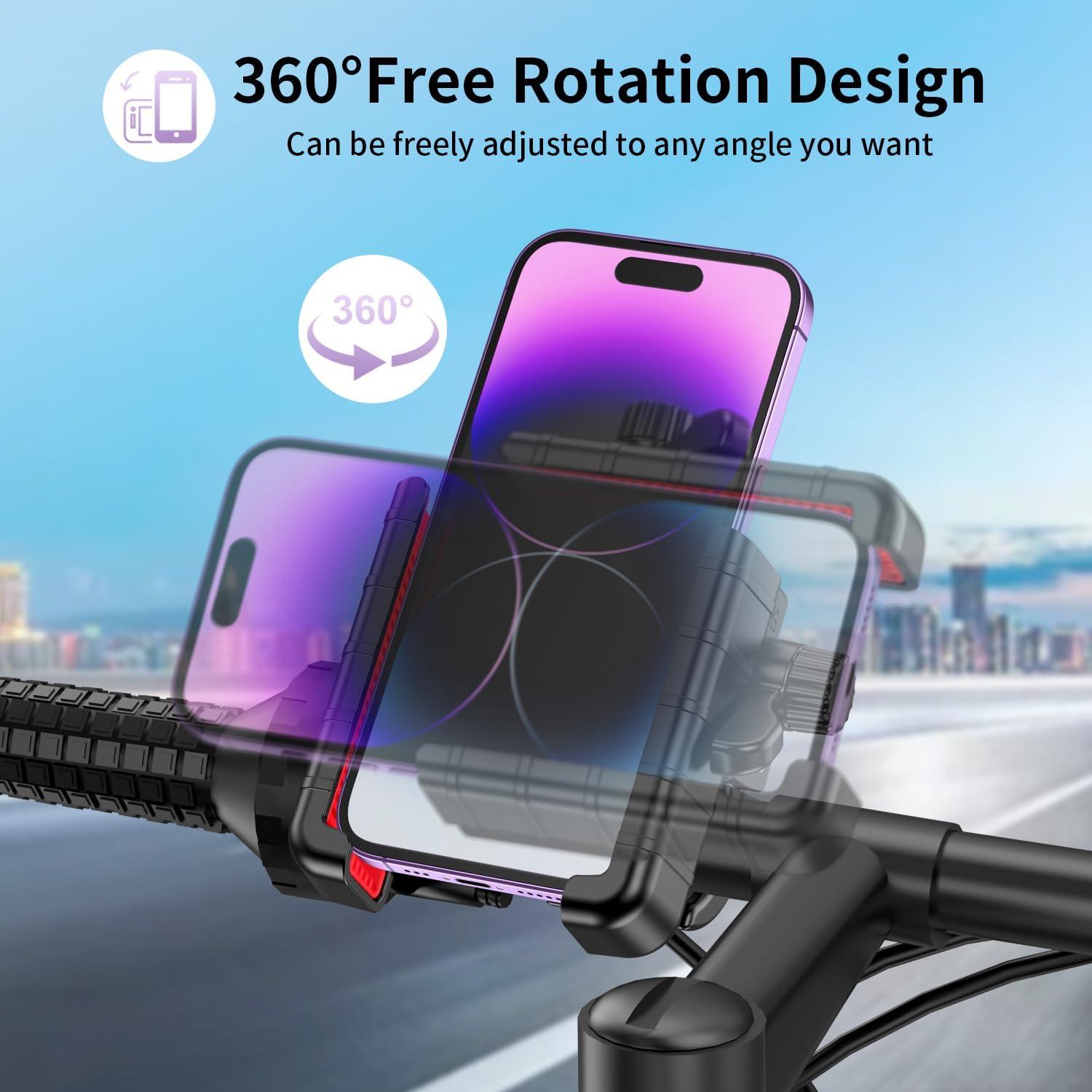 Soporte para Teléfono de Bicicleta Bokilino A399 - Ajustable 360°