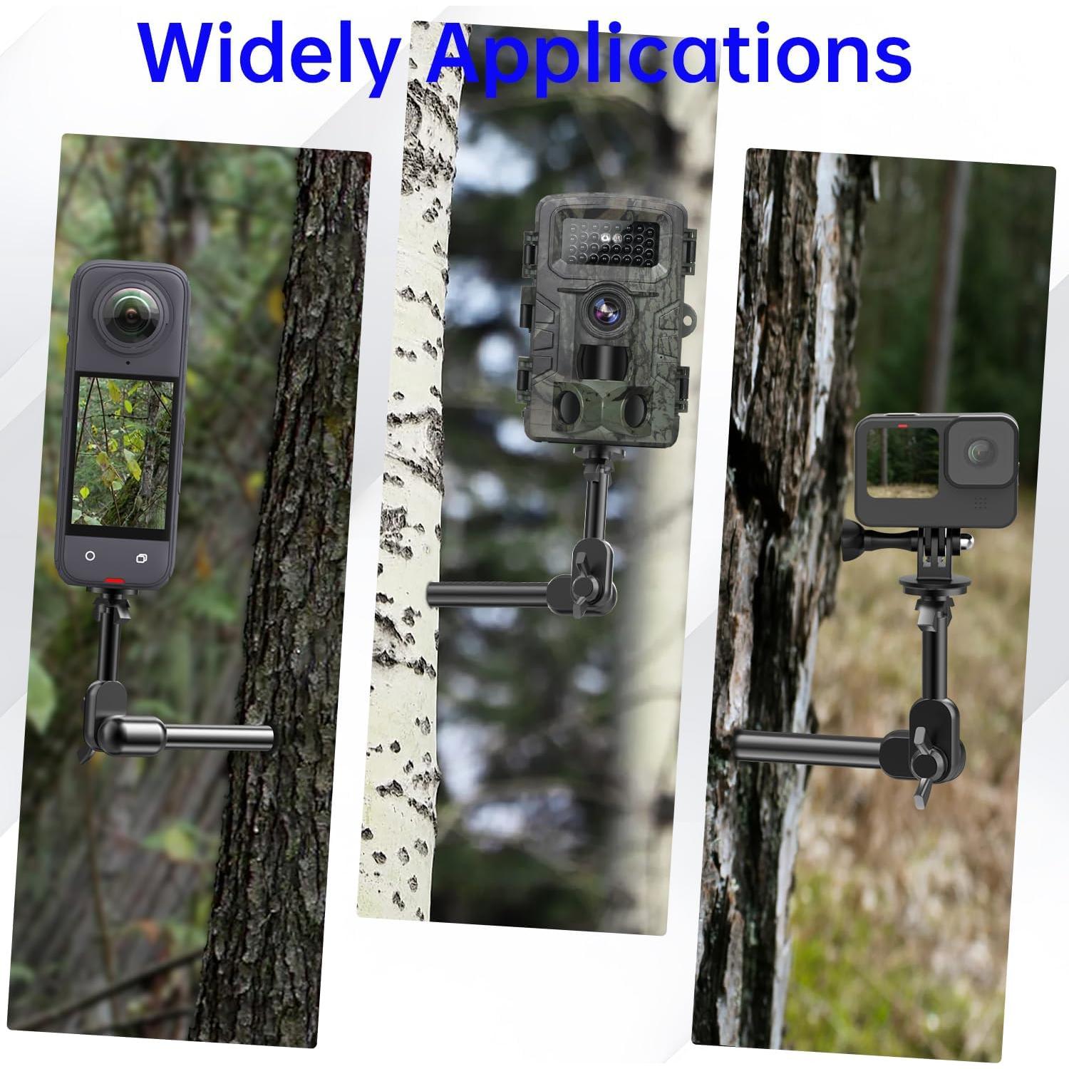 Soporte para cámara de sendero NUOBAKE Kit 2 piezas 360°