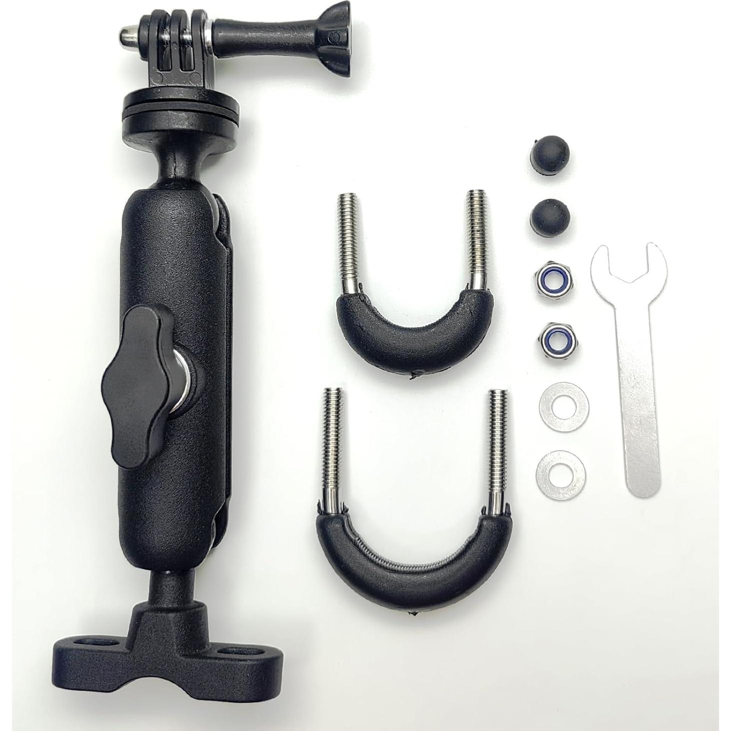 Soporte de cámara deportiva ZTYIOHG para manillar 360°