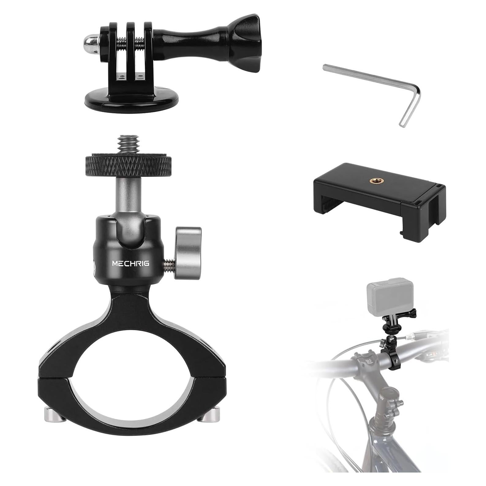 Soporte de Manillar para Bicicleta Mechrig con Adaptador 1/4