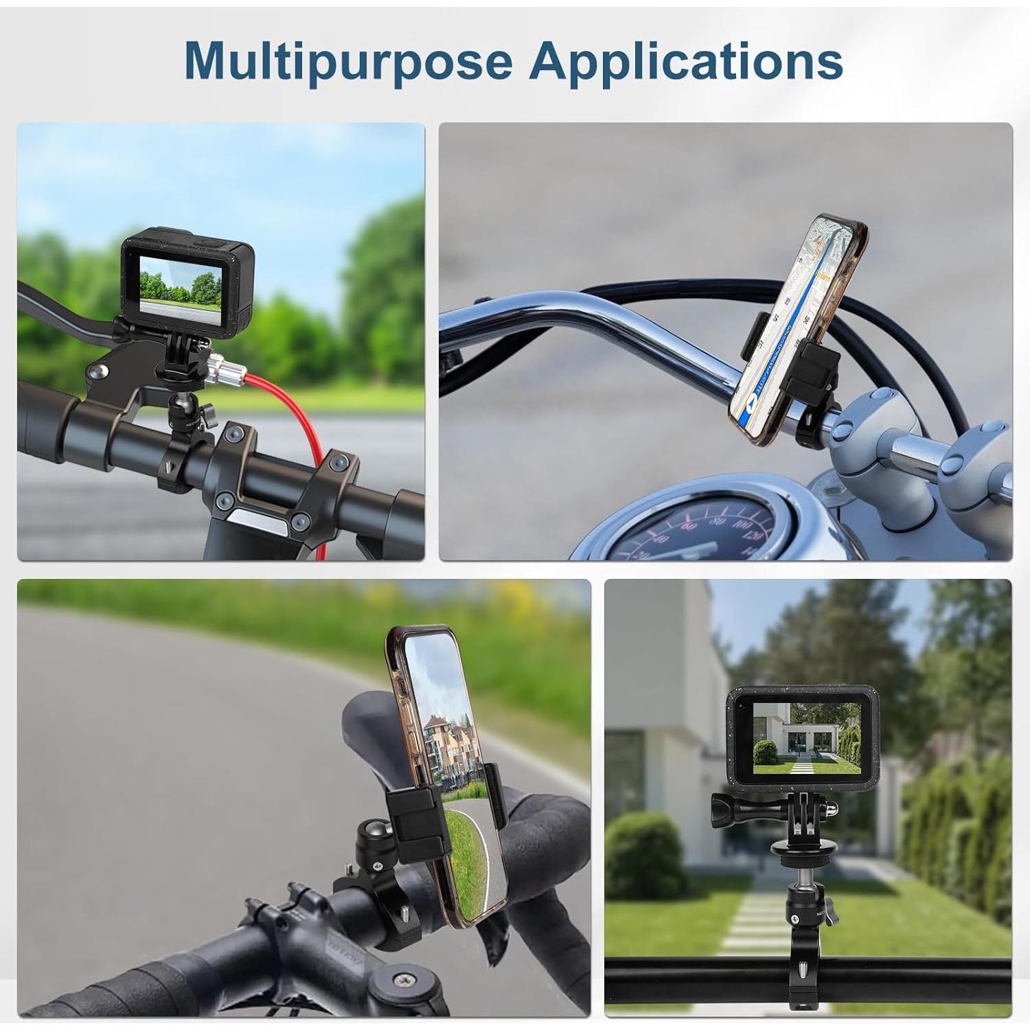 Soporte de Manillar para Bicicleta Mechrig con Adaptador 1/4