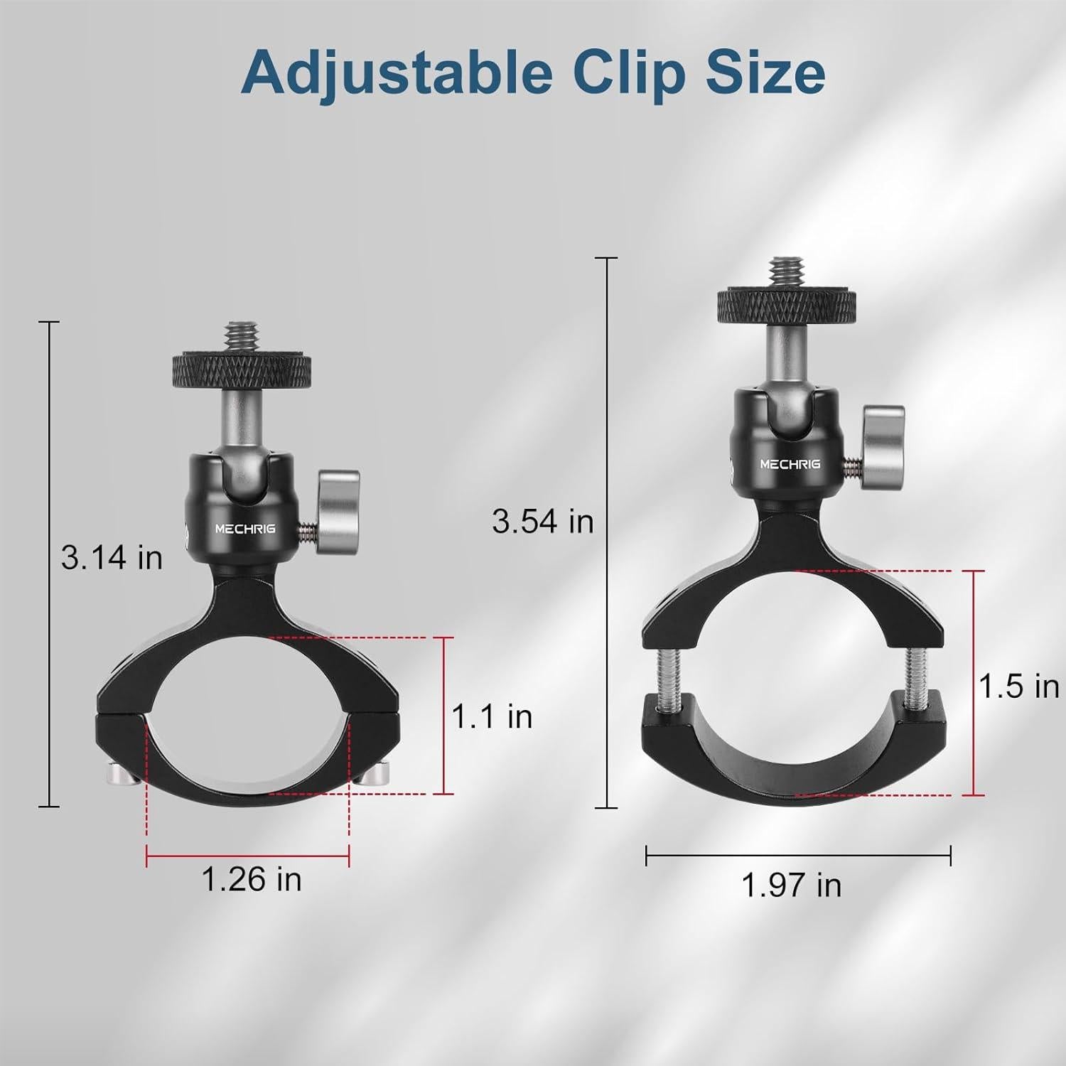 Soporte de Manillar para Bicicleta Mechrig con Adaptador 1/4