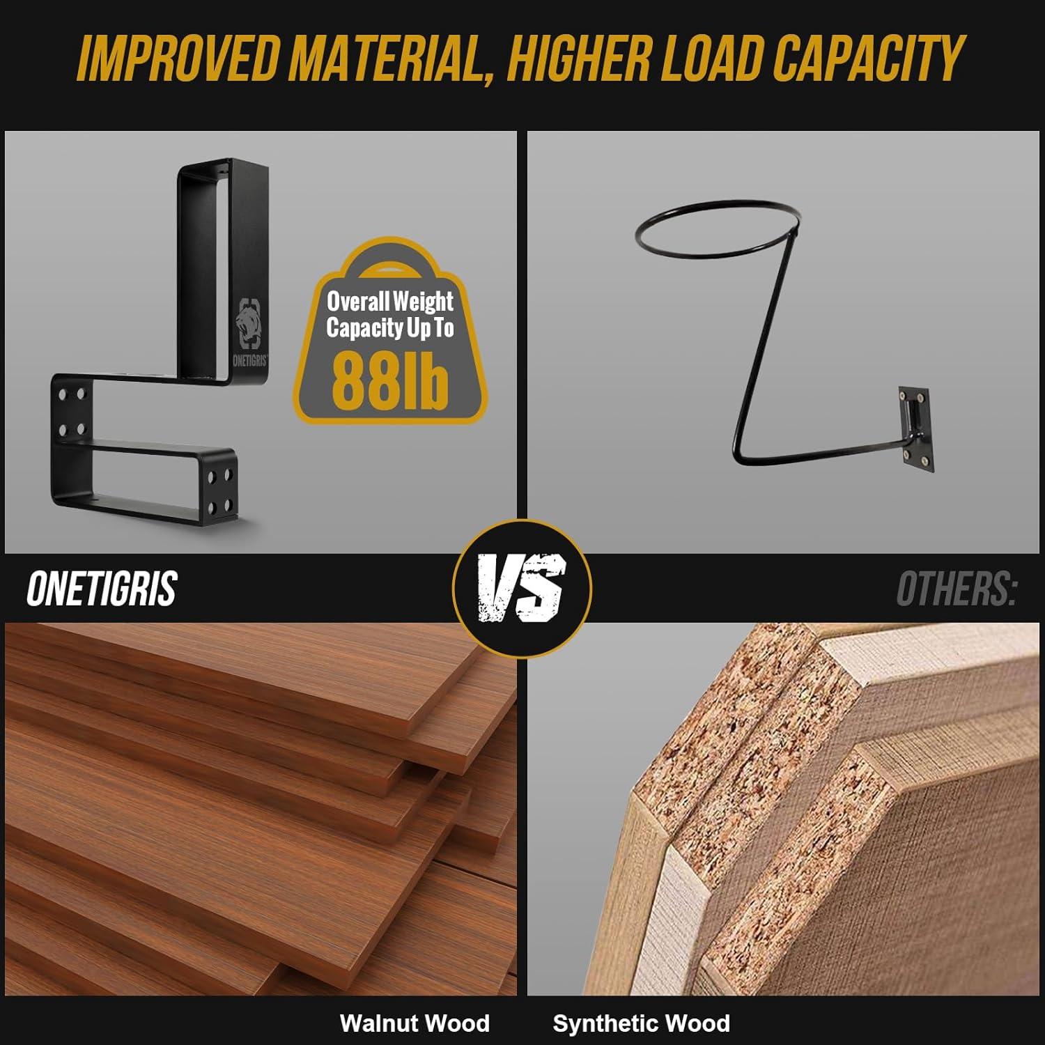 Soporte de pared OneTigris para casco y chaleco táctico