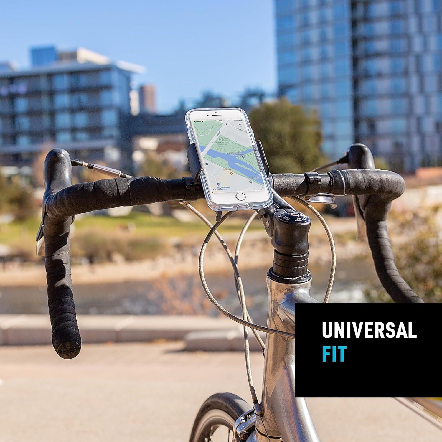 Soporte de Manillar para Smartphone Nite Ize Squeeze Negro - Rotativo 360°