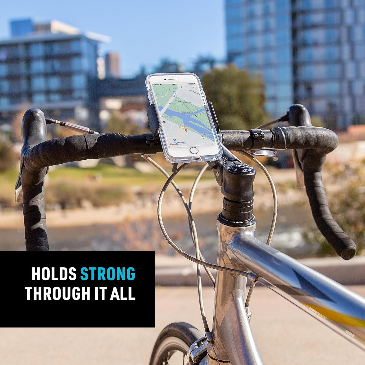 Soporte de Manillar para Smartphone Nite Ize Squeeze Negro - Rotativo 360°