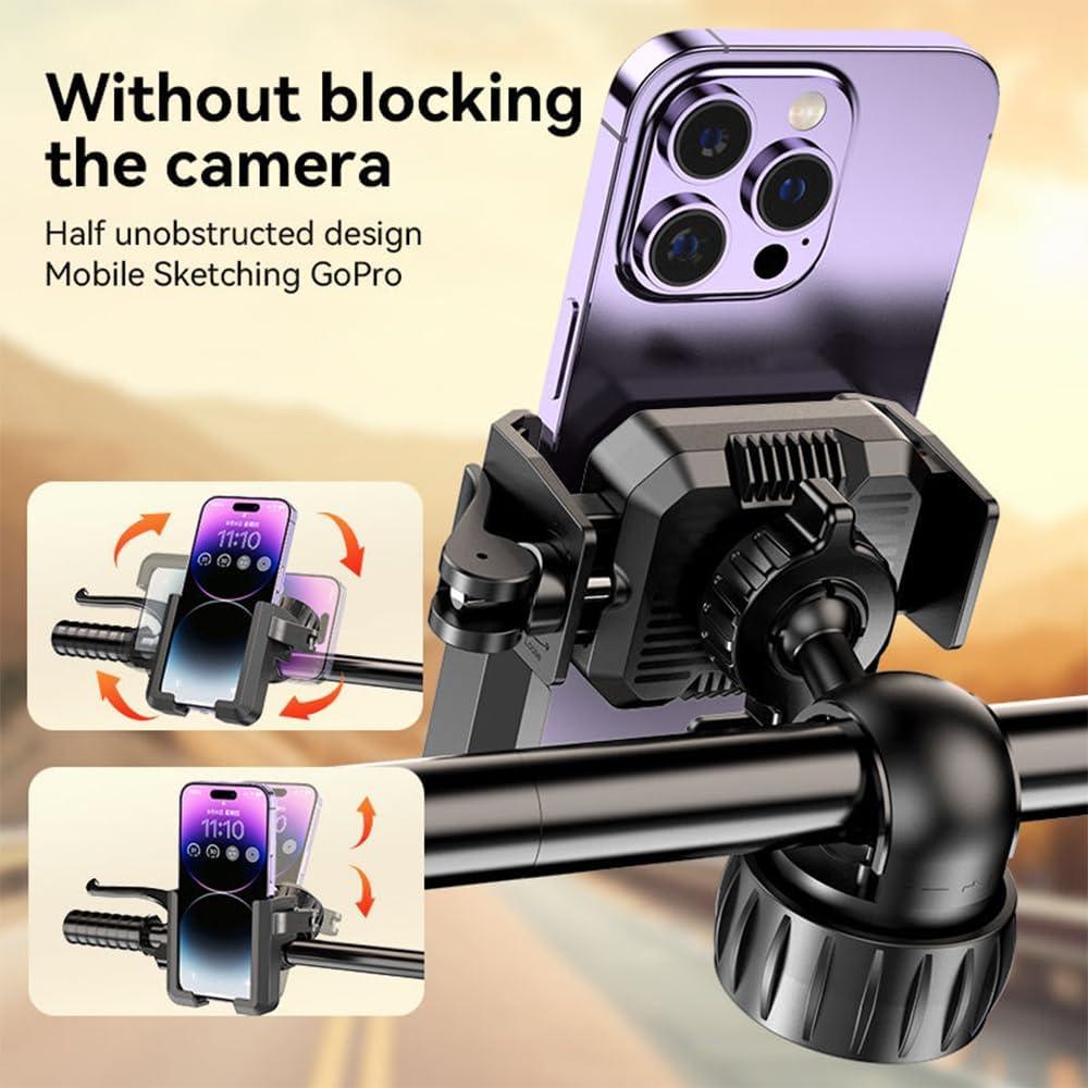 Soporte para Teléfono de Motocicleta TIMESS Ajustable 4.7-7.2"