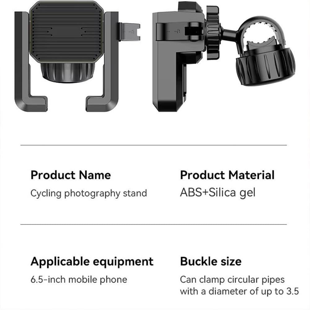 Soporte para Teléfono de Motocicleta TIMESS Ajustable 4.7-7.2"