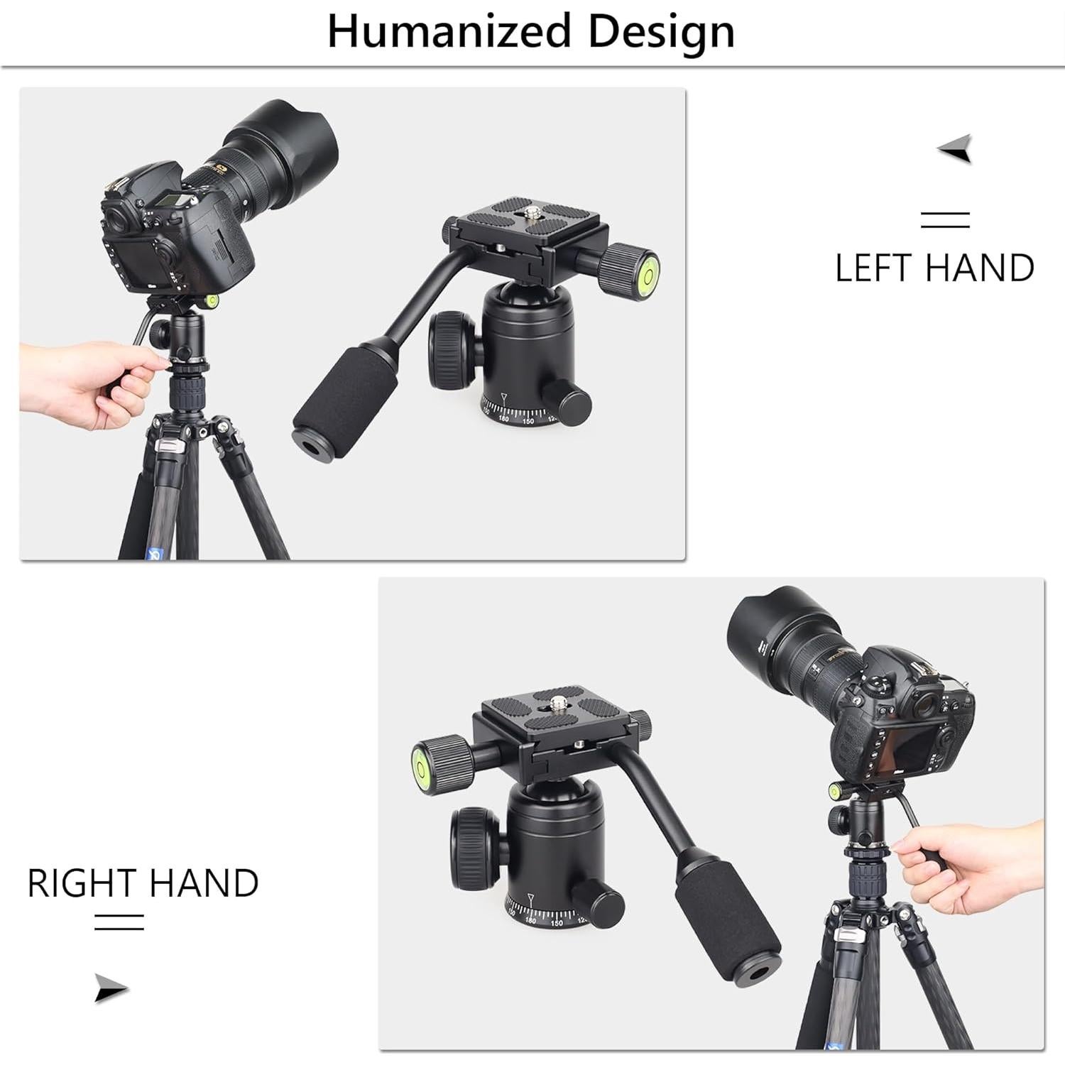 Cabezal de bola ARTCISE para trípode y monopod 10kg
