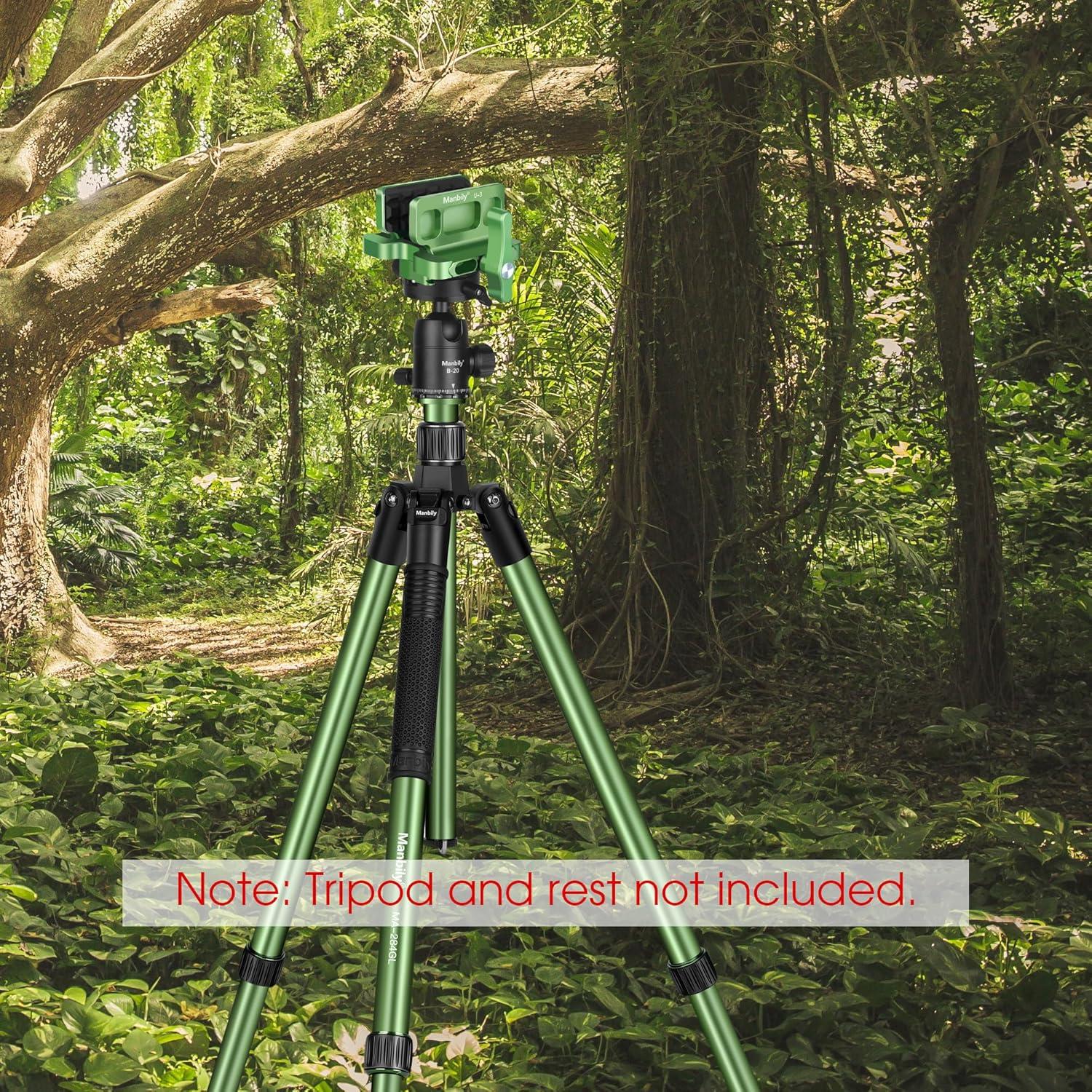 Cabezal de bola Manbily B-20 para trípode 360° carga 15kg